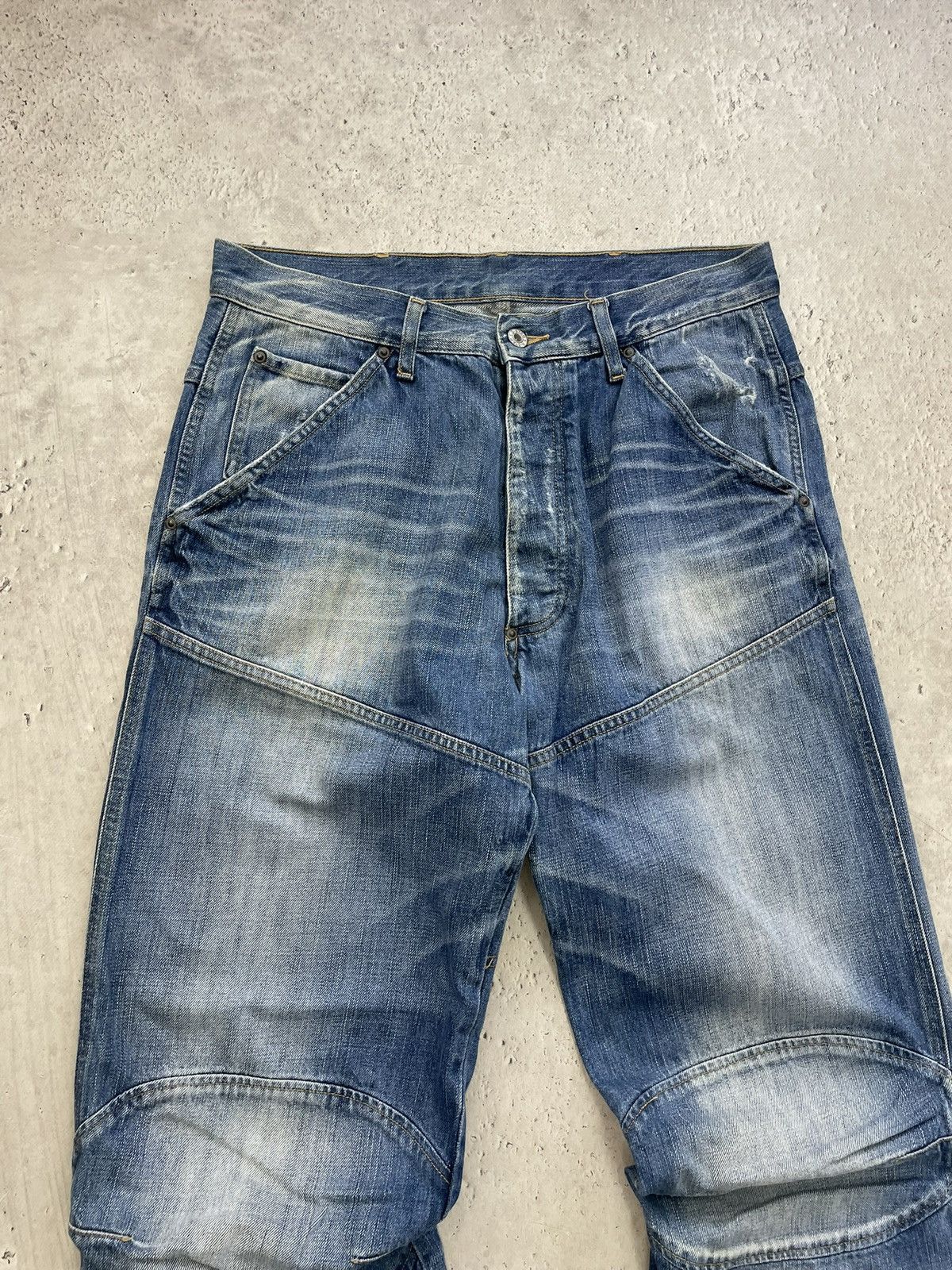 G-Star G-star Raw Denim Blue Jeans Vintage baggy y2k Style Pants Size US 36 / EU 52 - 4 Thumbnail