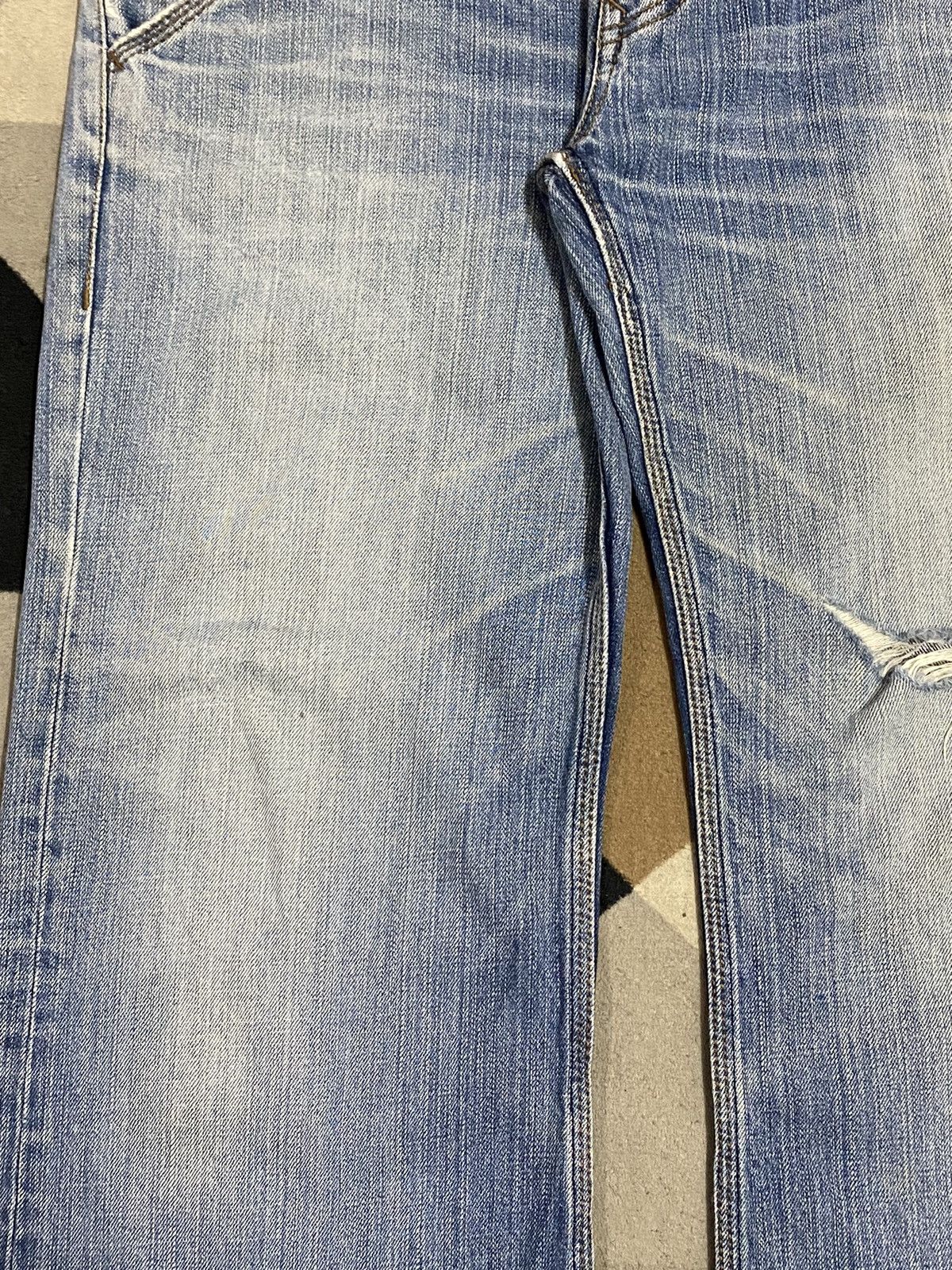 Japanese Brand Vintage Nicole Club Men Distressed Wide leg Jeans Size US 34 / EU 50 - 6 Thumbnail