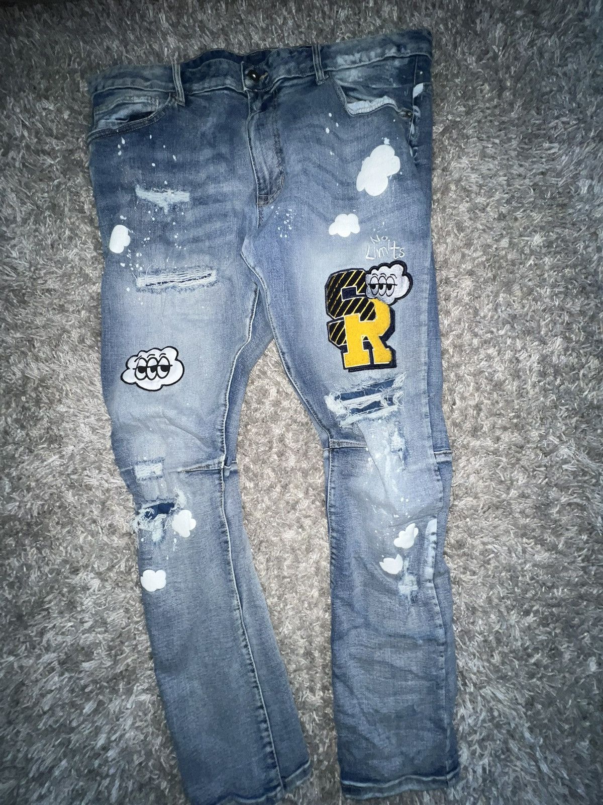 Designer × Purple No limit jeans Size US 38 / EU 54 - 4 Thumbnail
