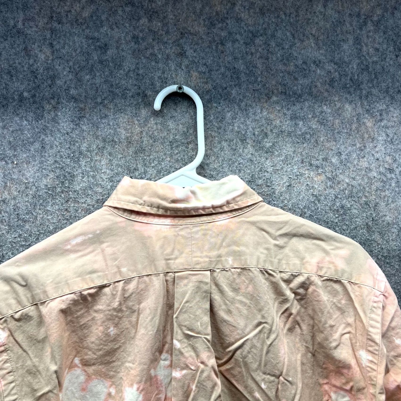 Polo Ralph Lauren VINTAGE Polo Ralph Lauren Shirt Men Medium Beige Button Up Classic Pony Bleach Oxford Size US M / EU 48-50 / 2 - 3 Thumbnail