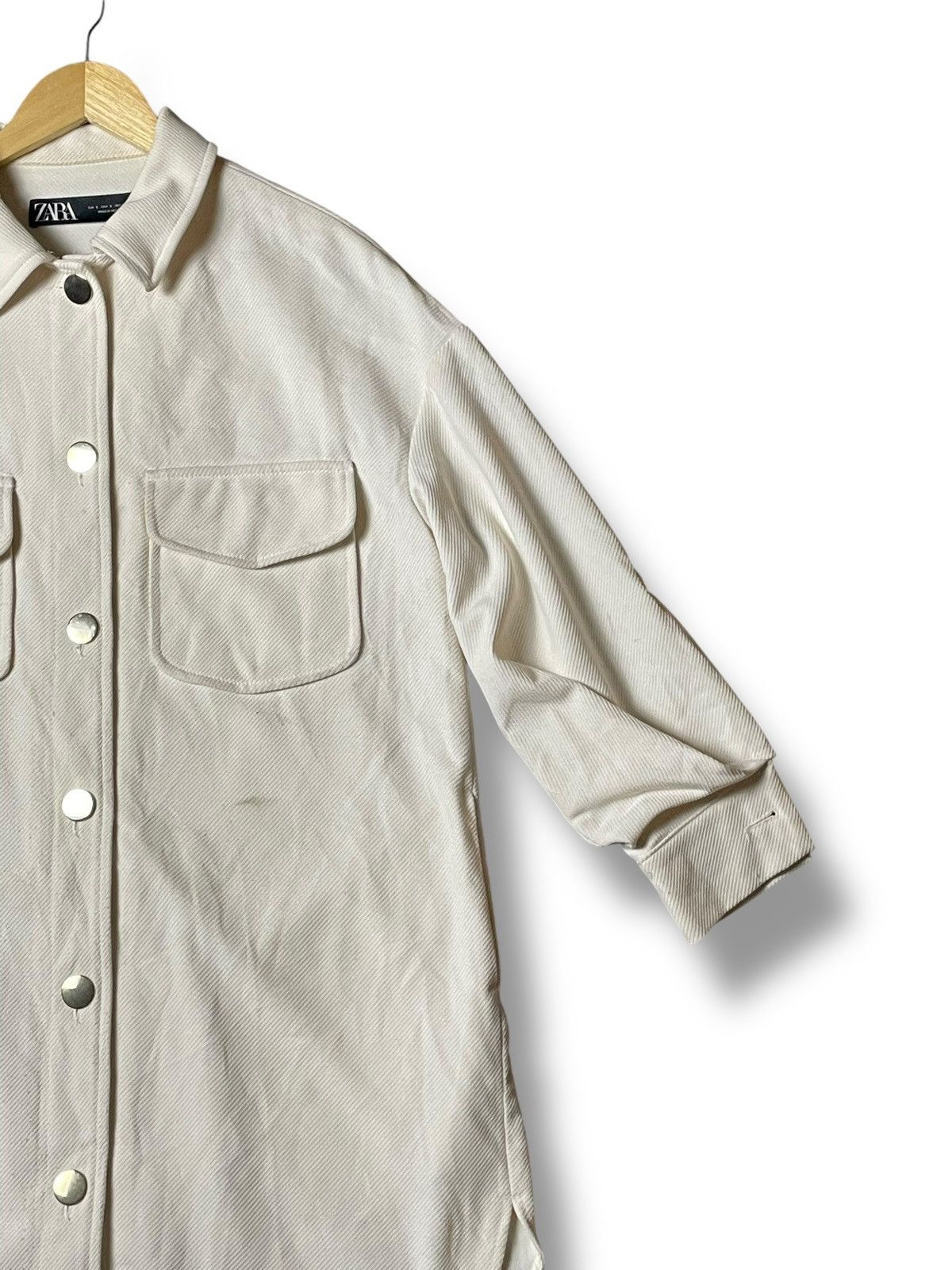 Vintage × Zara Zara Oversized Shirt Coat (28) Size US S / EU 44-46 / 1 - 4 Thumbnail