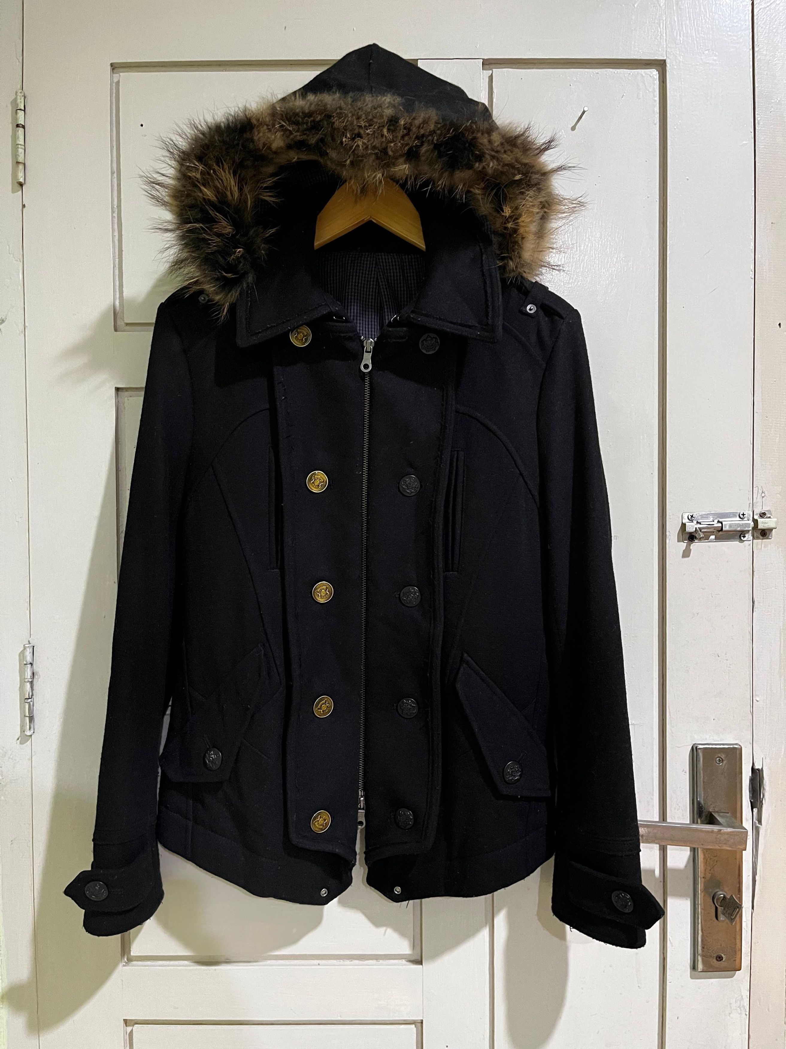 archive PPFM Napoléon fur jacket vkei 2000s PPFM Convertible Fur Napoleon Jacket - 269archive