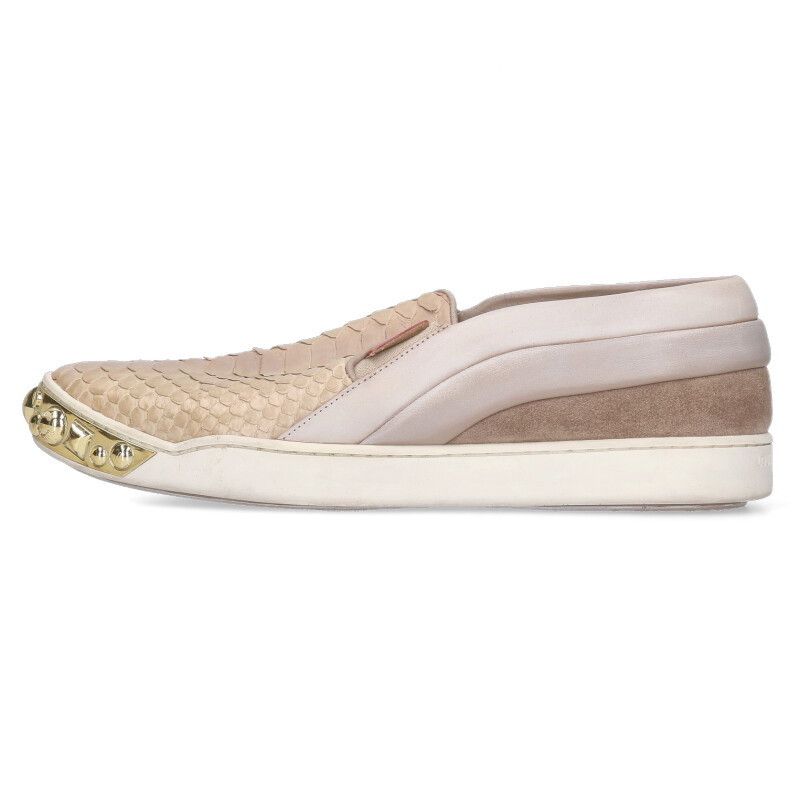 Louis Vuitton Louis Vuitton Python Studs Slip-on Beige Size 39 Size US 6 / EU 39 - 1 Thumbnail