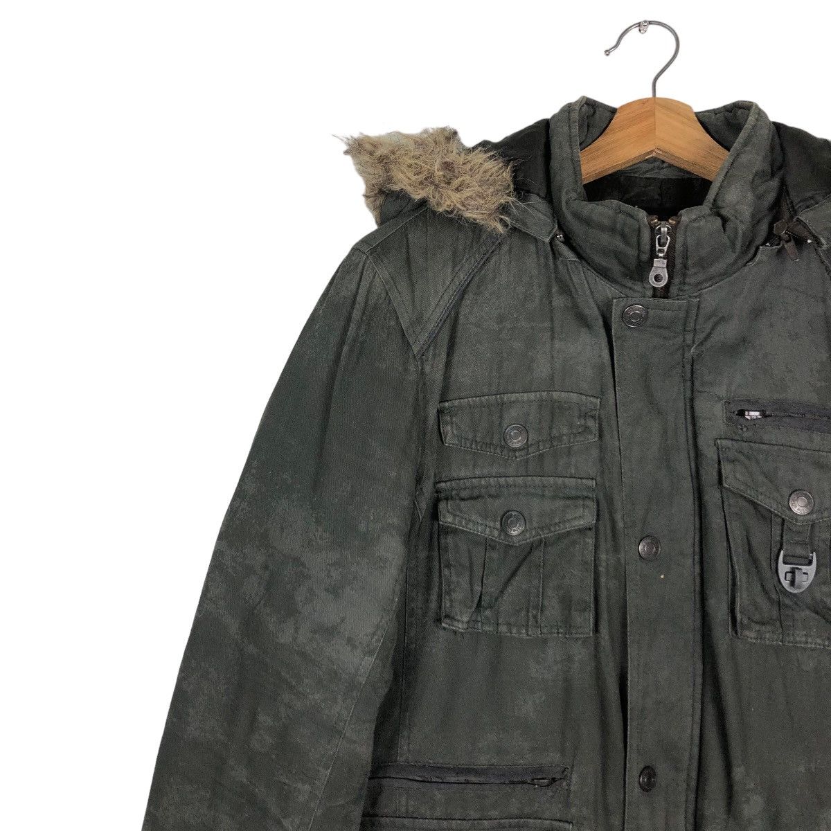 Hysteric Glamour Vintage Parka Jacket In The Attic Mink Fur Hoodie PunkStyle Size US L / EU 52-54 / 3 - 7 Thumbnail