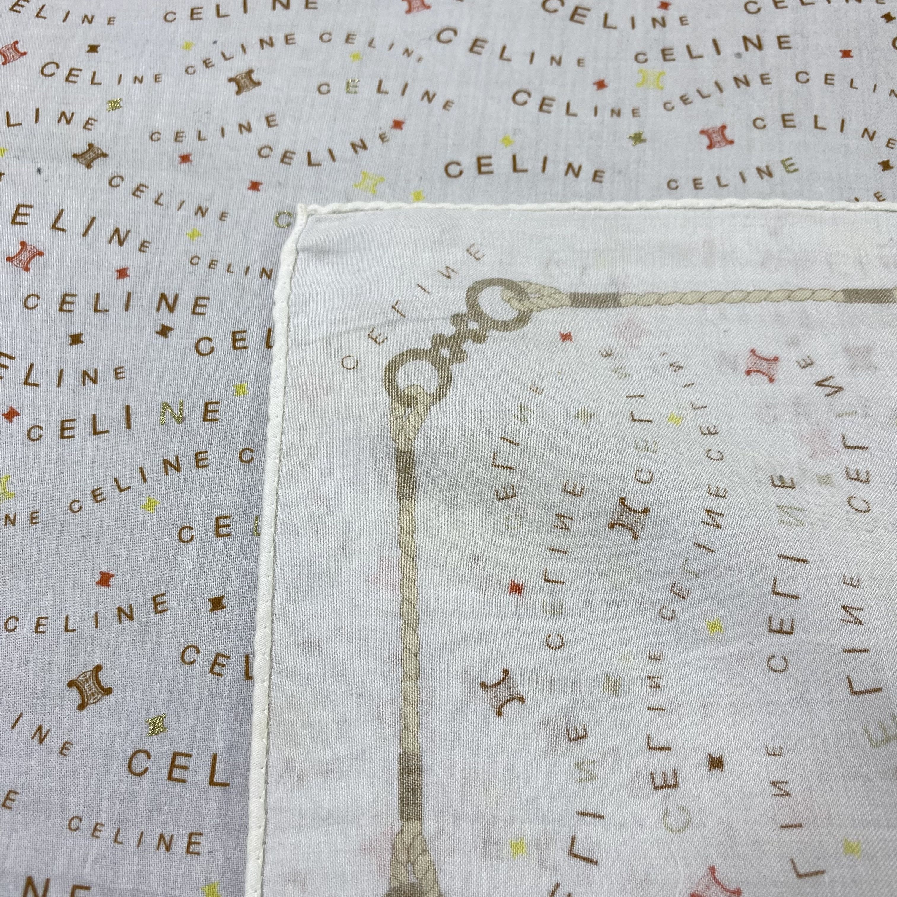 Celine Celine Handkerchief Neckerchief Bandana-B2020 Size ONE SIZE - 6 Thumbnail