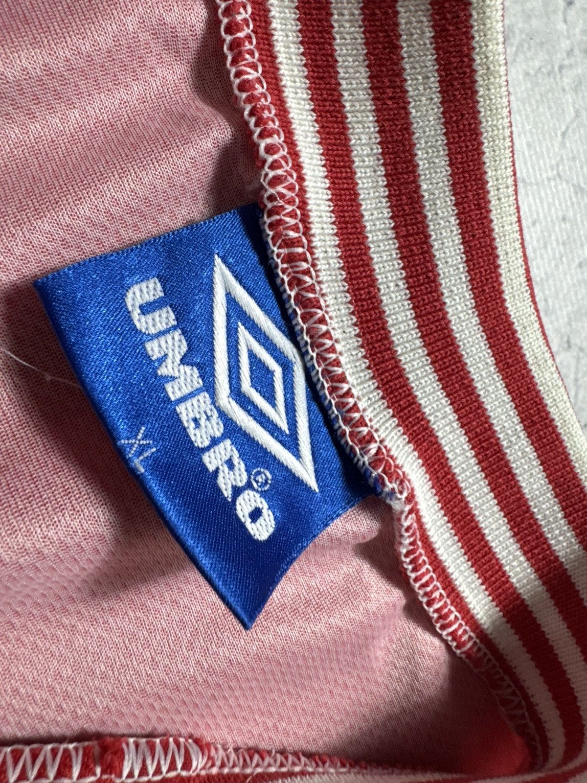 Umbro Umbro FC Ajax Amsterdam 1996/1997 Vintage Soccer Jersey Size US XL / EU 56 / 4 - 5 Thumbnail