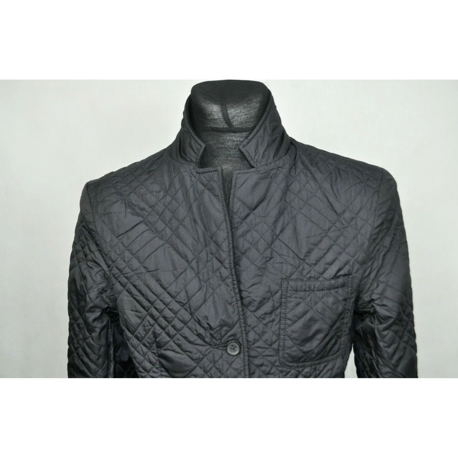Levi's Levi's Reversible Quilted Wool Jacket M Mens Black Wool 54cm Chest 75cm Length 63cm Sleeve 23.62in Size US M / EU 48-50 / 2 - 6 Thumbnail