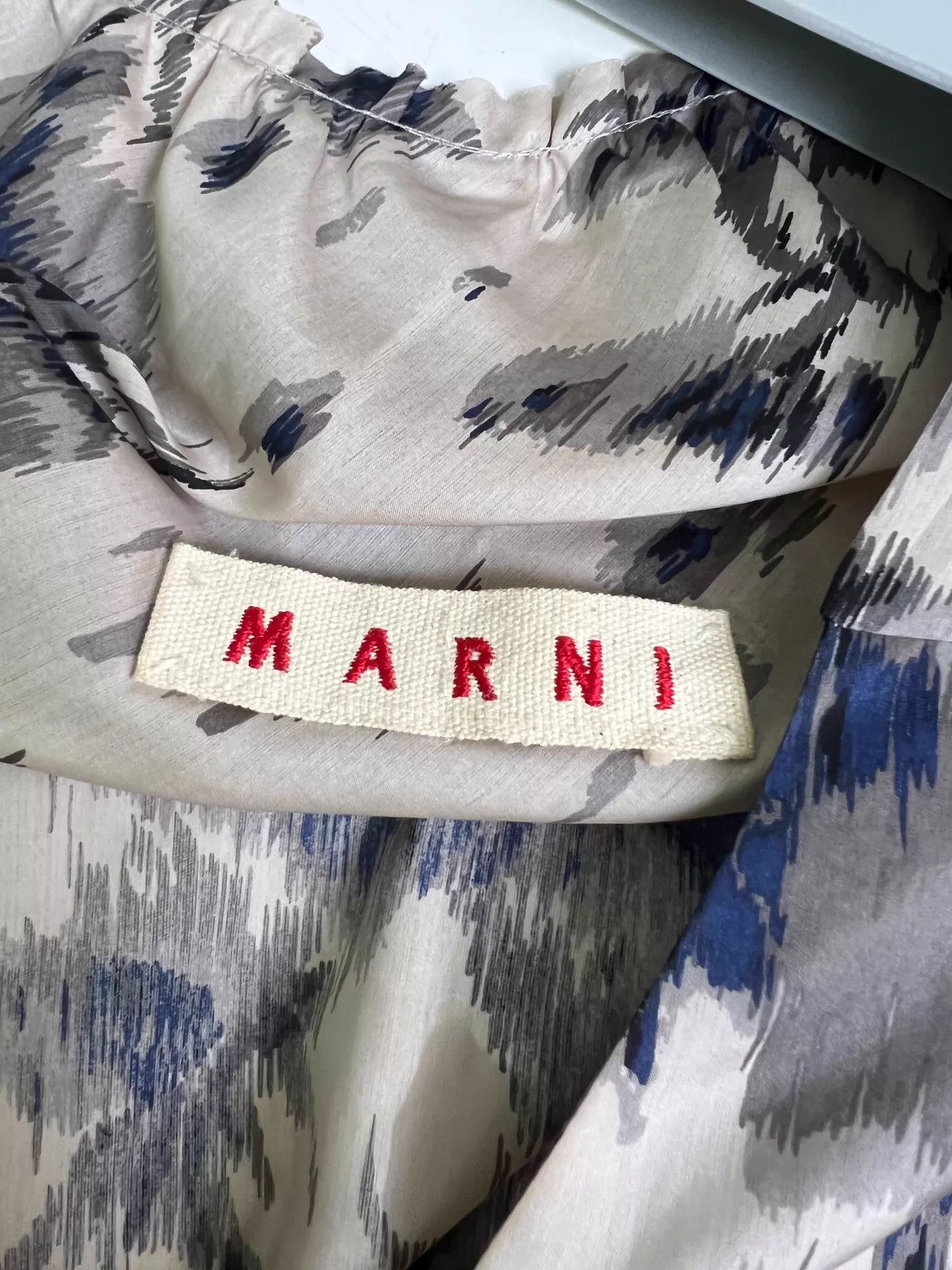 Marni MARNI Ink Print 100% Silk Sleeveless Maxi Dress Oversized Size S / US 4 / IT 40 - 4 Thumbnail