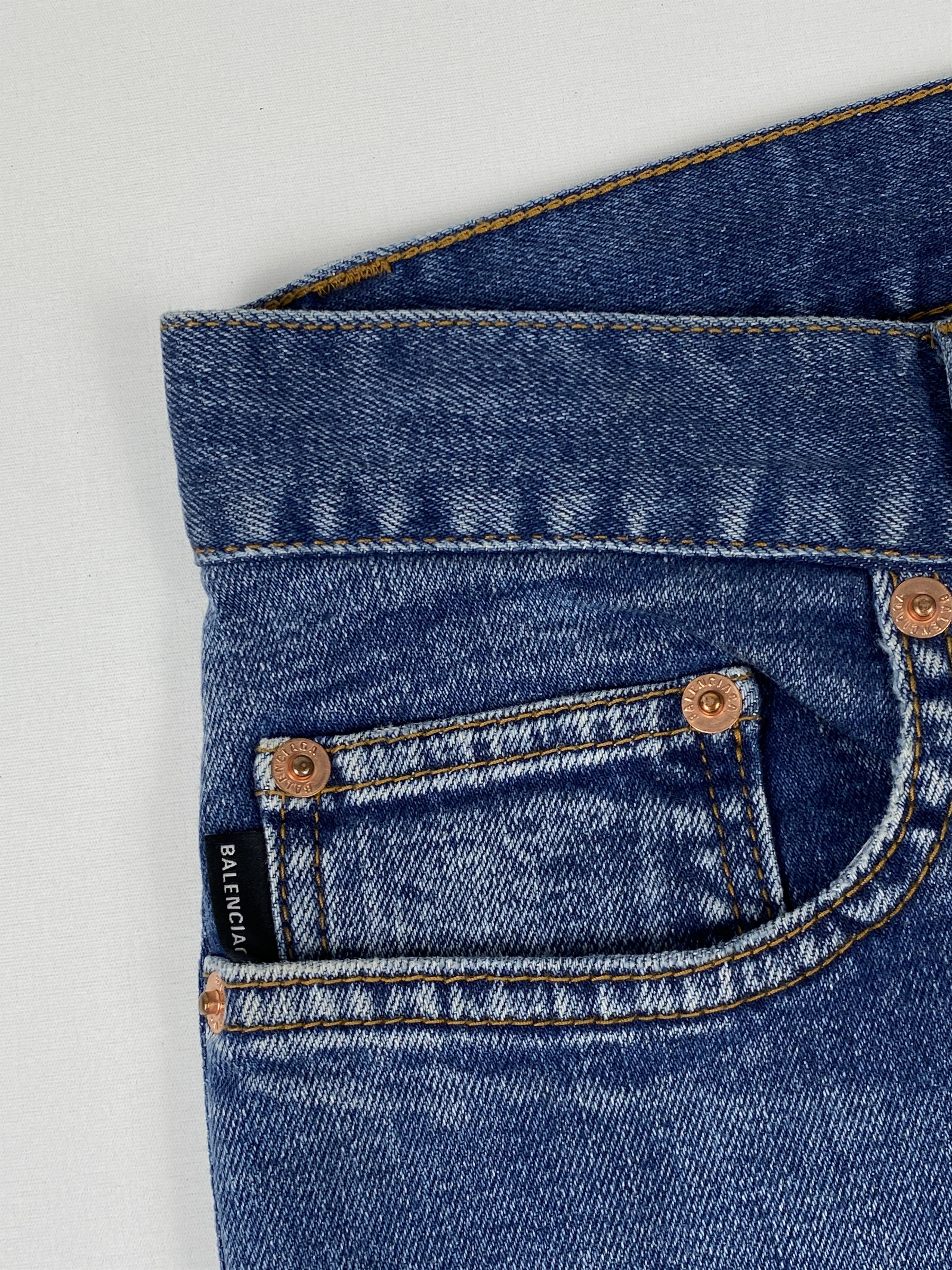 Balenciaga F/W 2017 Ripped Skinny Jeans Size US 29 - 5 Thumbnail
