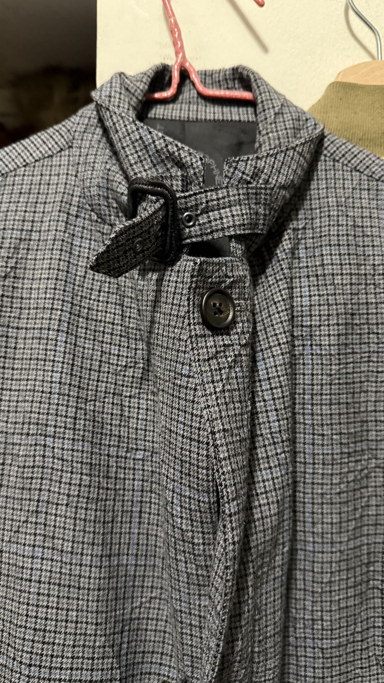 Sophnet. × uniform experiment Sophnet wool ISSEY-Wrinkled effect riri Zipper 3B Jacket L Size 38R - 12 Thumbnail