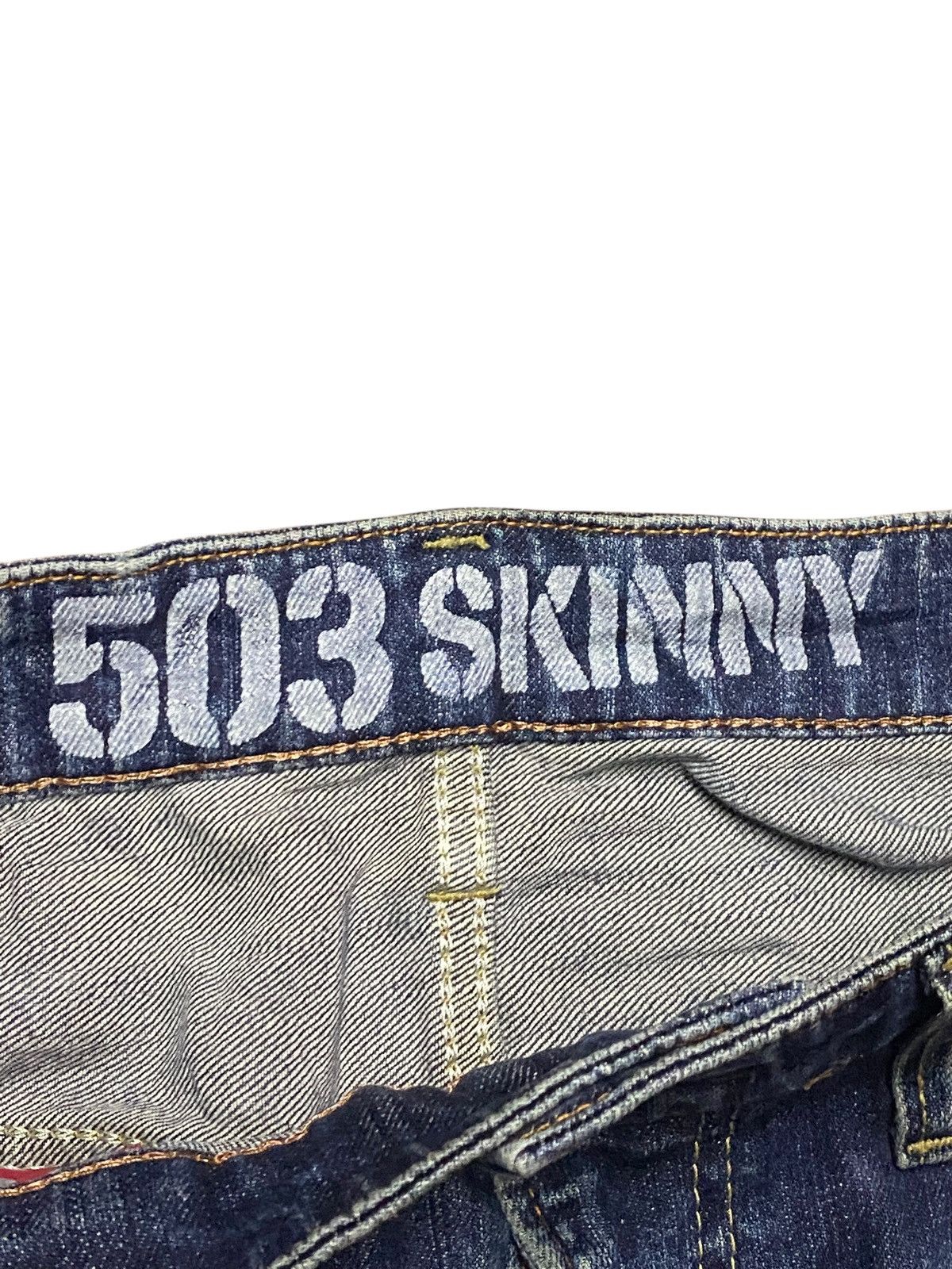 Edwin Vintage Japanese Brand Edwin Faded Wash Skinny Jeans Size US 35 - 15 Thumbnail