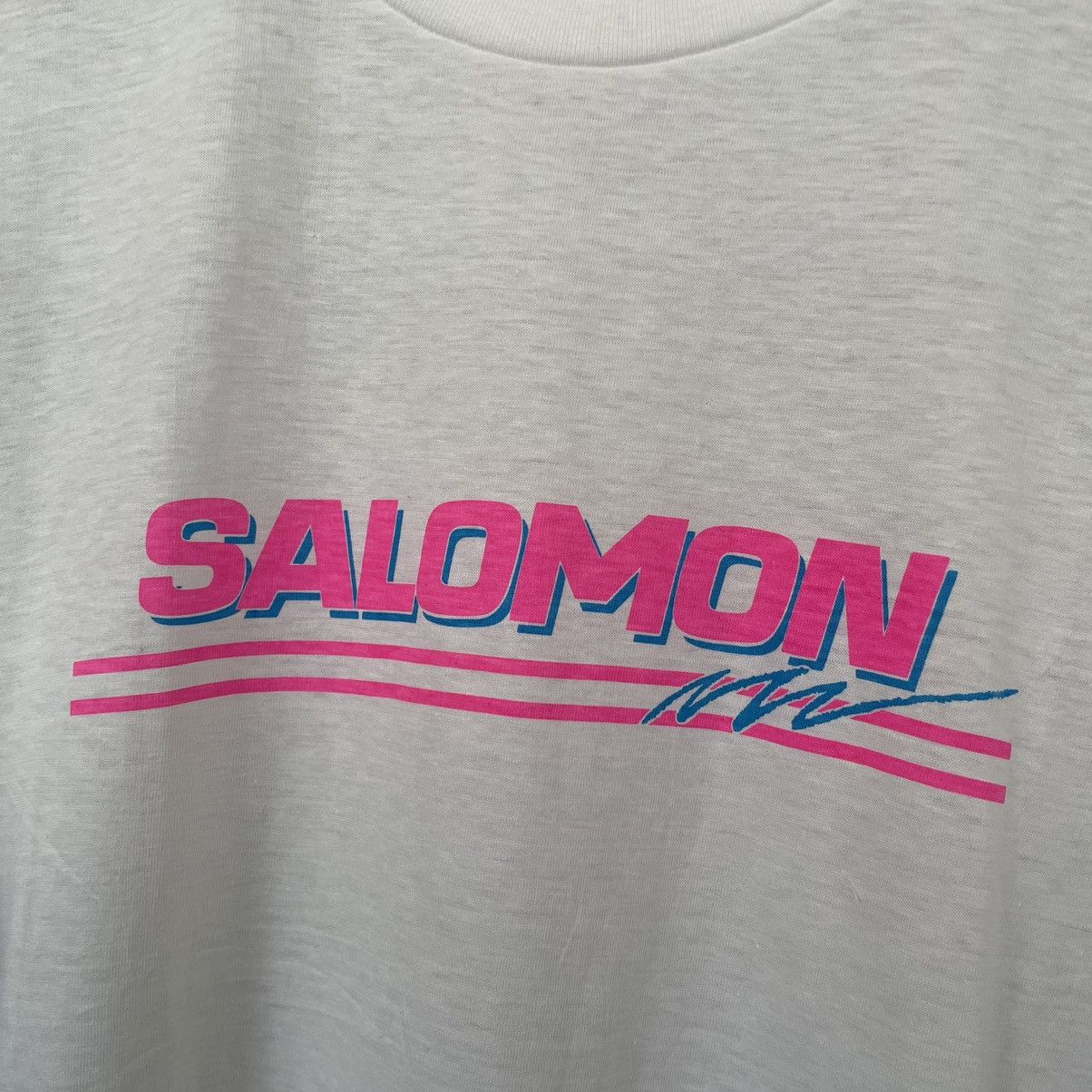 Salomon × Vintage Vintage 90s Salomon T Shirt Size US M / EU 48-50 / 2 - 2 Thumbnail