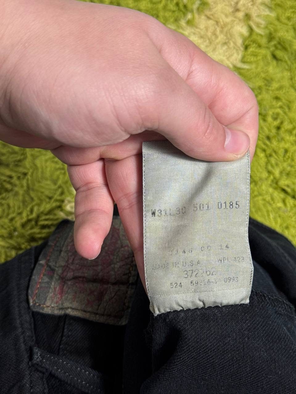 Levi's Vintage Levi’s 501 Black Denim Jeans Made in USA Size 31x30 Size US 31 - 10 Thumbnail