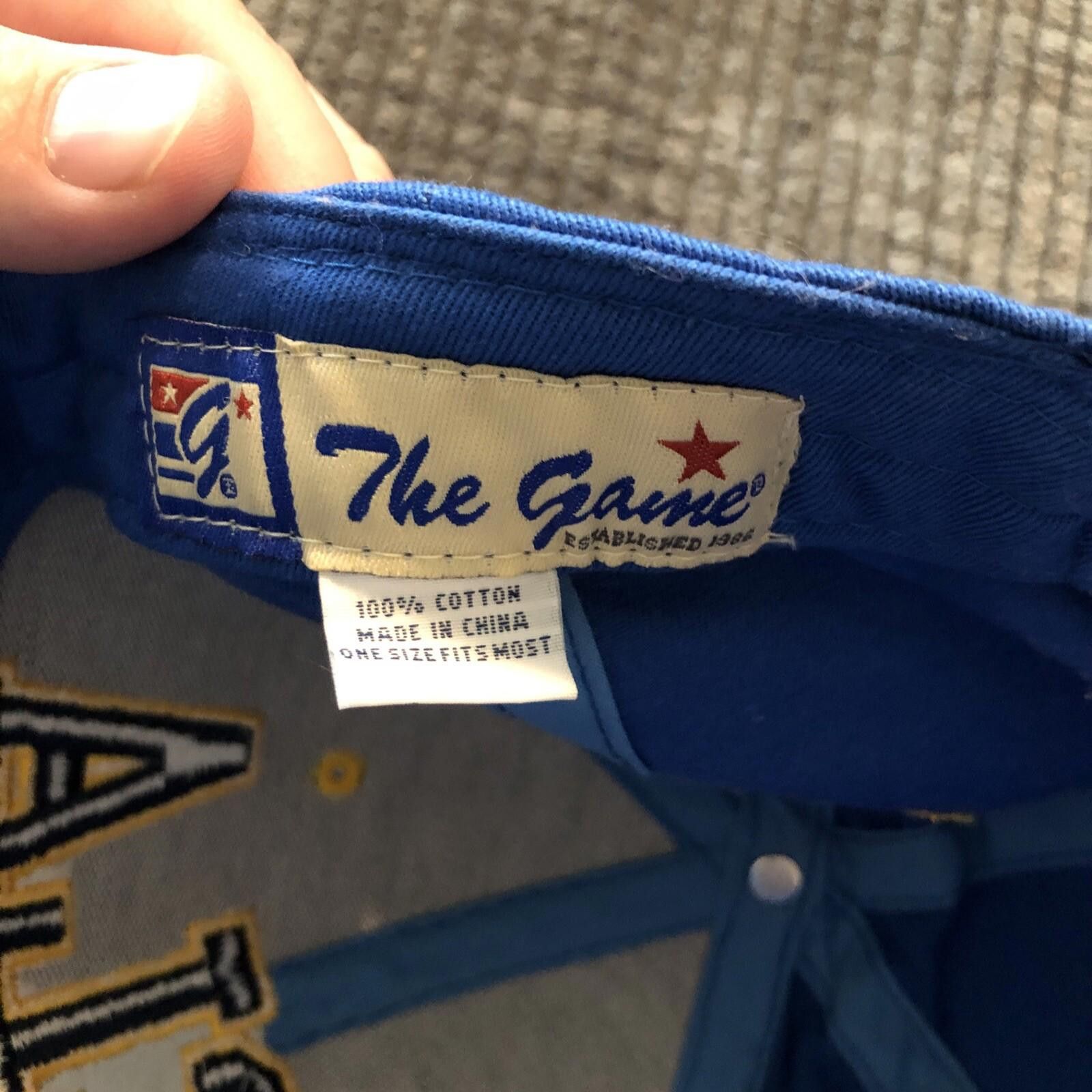 The Game UCLA Bruins Blue Embroidered Hat StrapBack The Game Vintage Size ONE SIZE - 6 Thumbnail