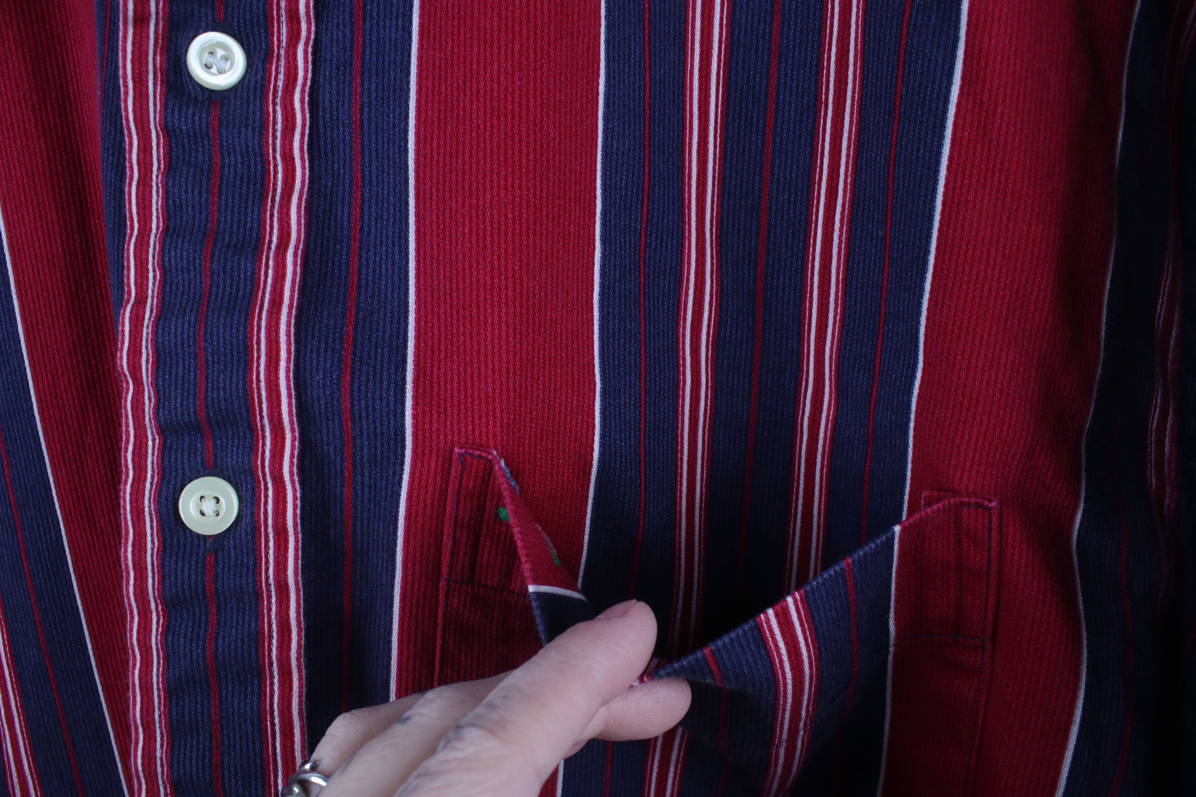 Tommy Hilfiger × Vintage Vintage 90s Tommy Hilfiger Collared Button Down Shirt Size US M / EU 48-50 / 2 - 5 Thumbnail