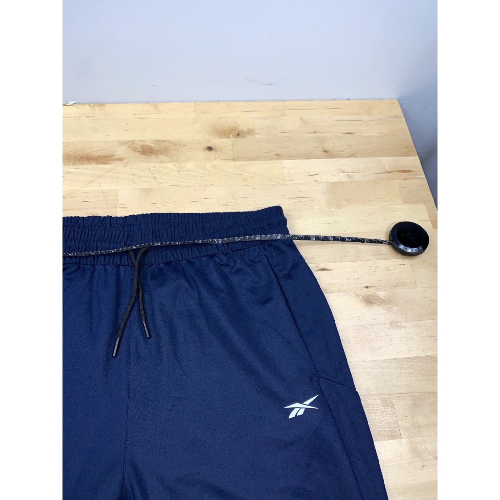 Reebok Reebok Track Pants Mens L Blue Zip Ankle Gym Training Activewear Casual Travel #8794 Size US 33 - 5 Thumbnail
