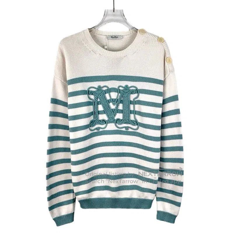 MaxMara Striped Cotton Sweater for Women .