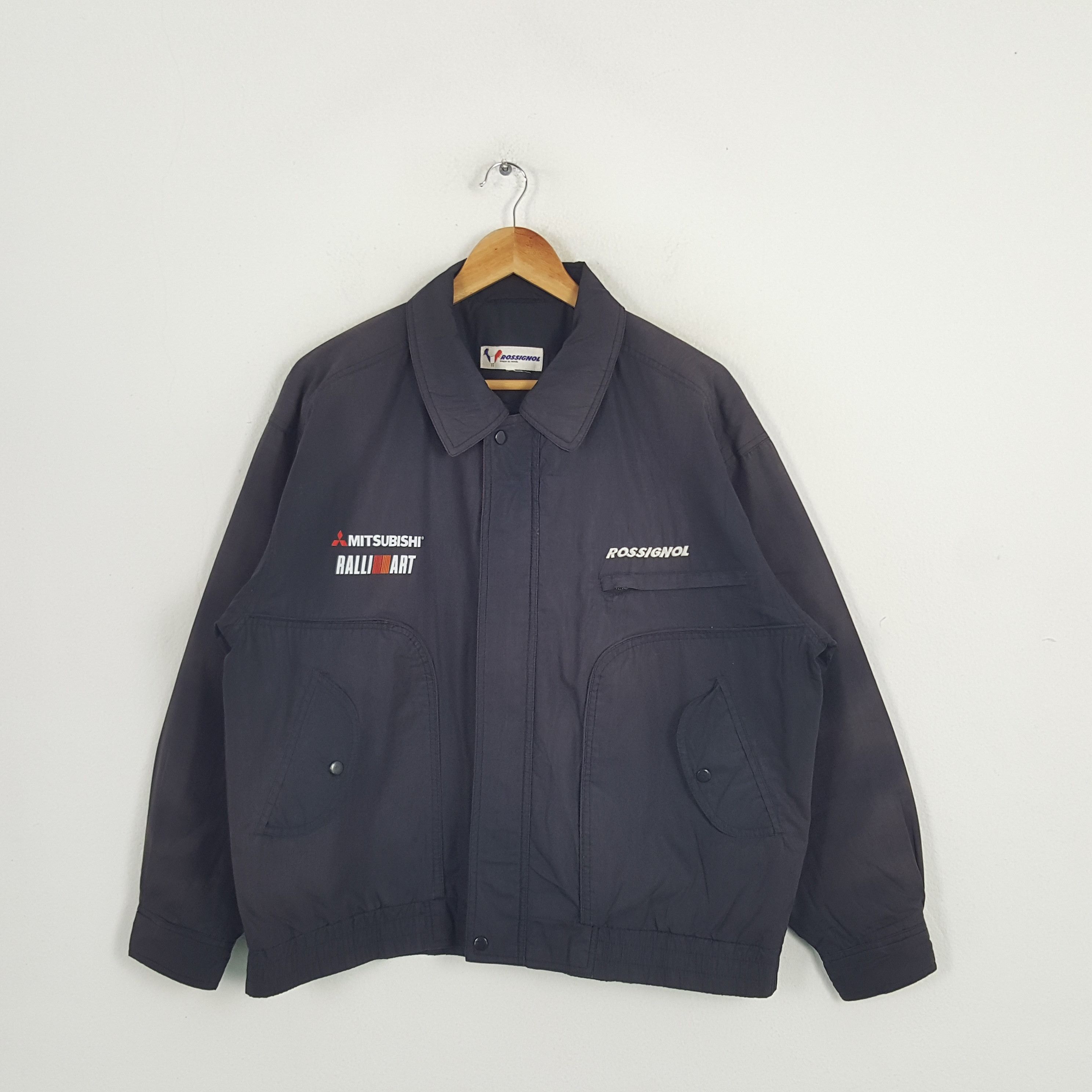 Japanese Brand × Vintage Vintage Mitsubishi Ralli Art Japanese Team Custom Jacket Size US L / EU 52-54 / 3 - 3 Thumbnail