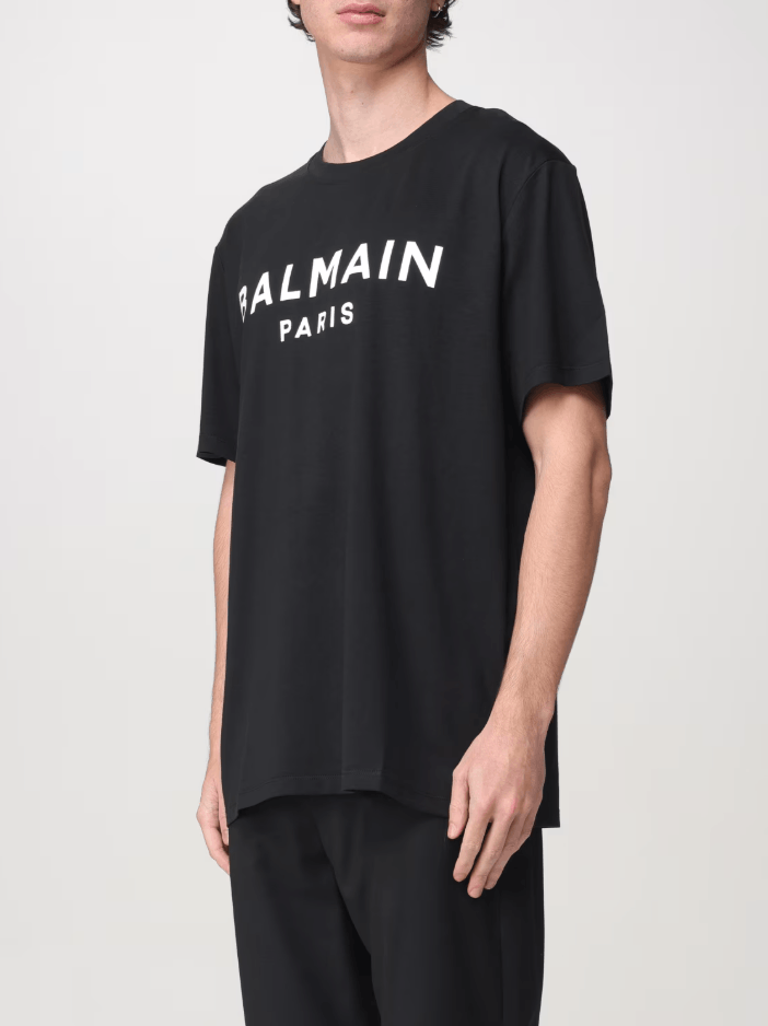 Balmain BNWT AW25 BALMAIN BIG LOGO BLACK TSHIRT M Size US M / EU 48-50 / 2 - 11 Thumbnail