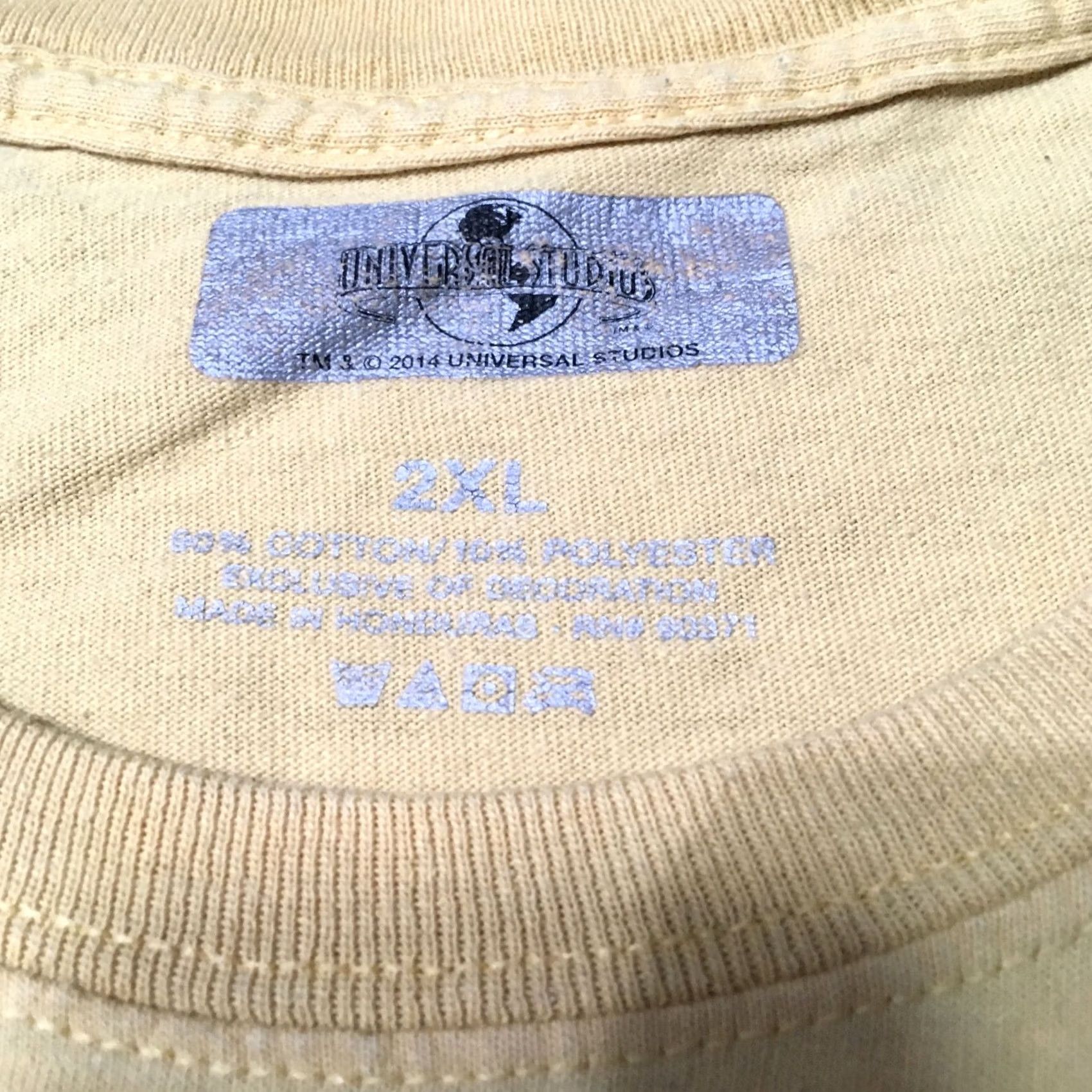 Vintage VINTAGE Universal Studios Florida Tee Shirt mustard Adult 2XL Size US XXL / EU 58 / 5 - 3 Thumbnail