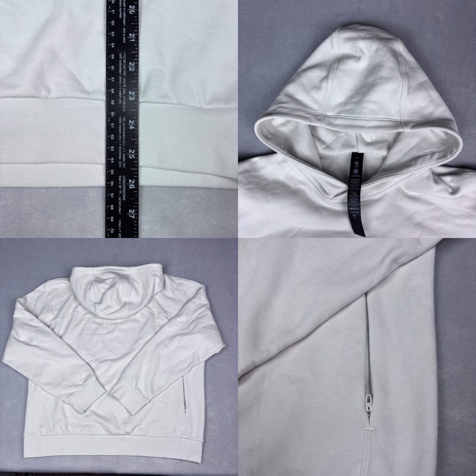 Lululemon **Lululemon Team Canadá French Terry Oversized White Hoodie Medium** User: **Team Canadá Lululemon French Terry Oversized White Medium Hoodie** Size M / US 6-8 / IT 42-44 - 8 Thumbnail