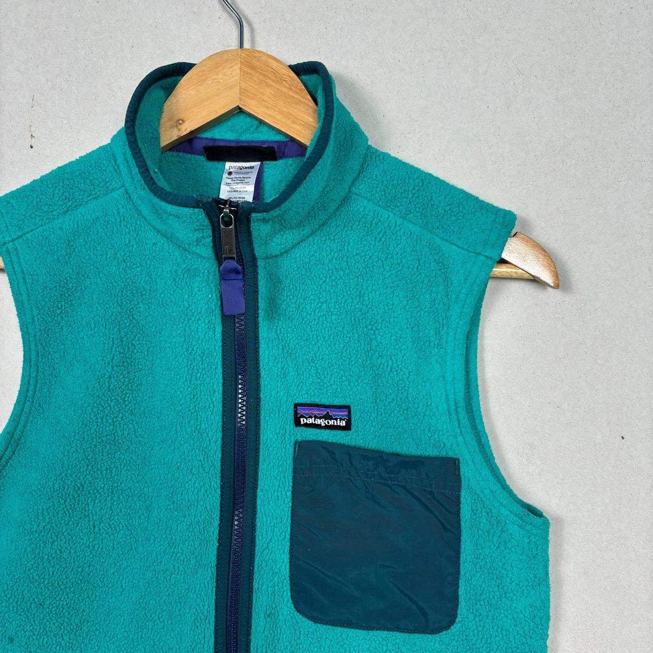 Patagonia PATAGONIA M’S KARSTENS VEST GREEN FLEEC JACKET Size US XS / EU 42 / 0 - 4 Thumbnail