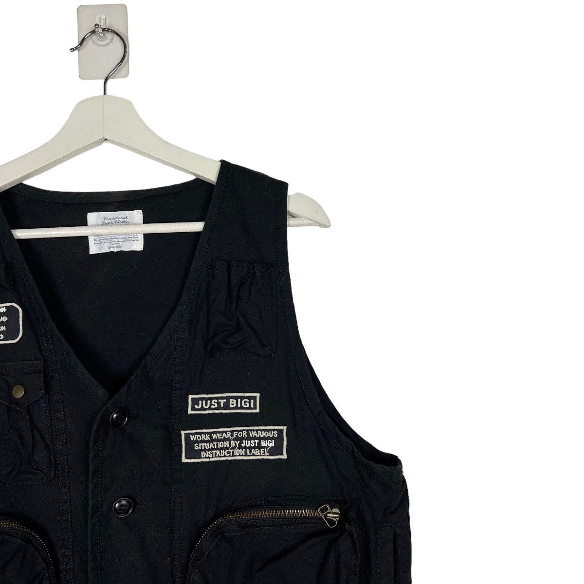 BIGI 🔥 JUST BIGI CARGO TACTICAL TANK TOP VEST Size US L / EU 52-54 / 3 - 6 Thumbnail
