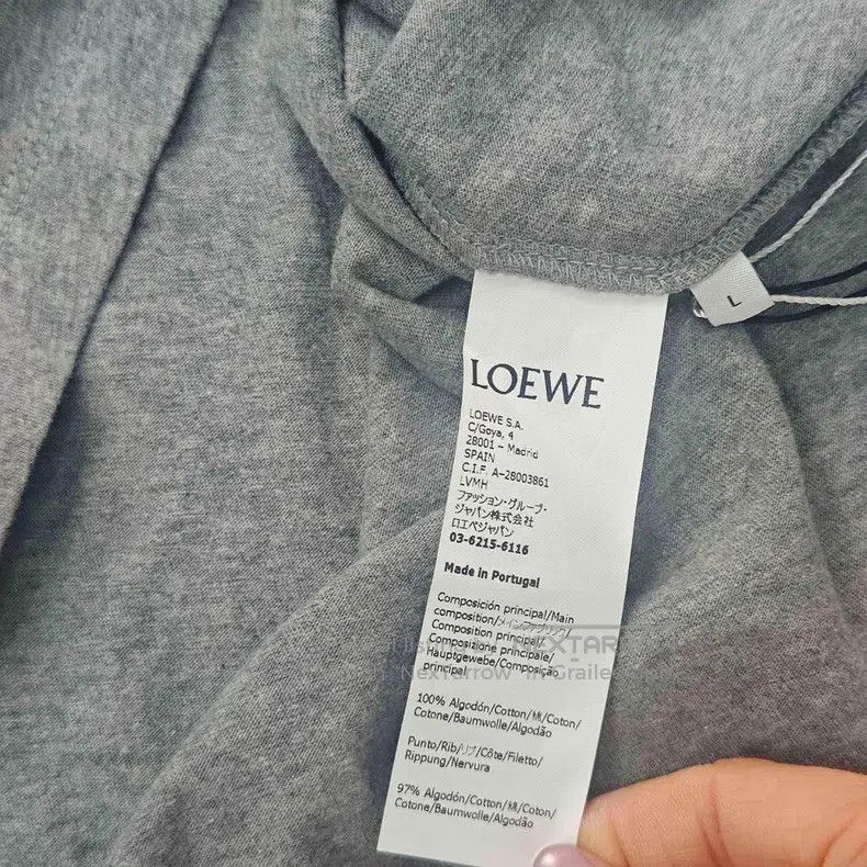 Loewe Loewe Gray Embroidered Logo Short Sleeve Size L / US 10 / IT 46 - 6 Thumbnail