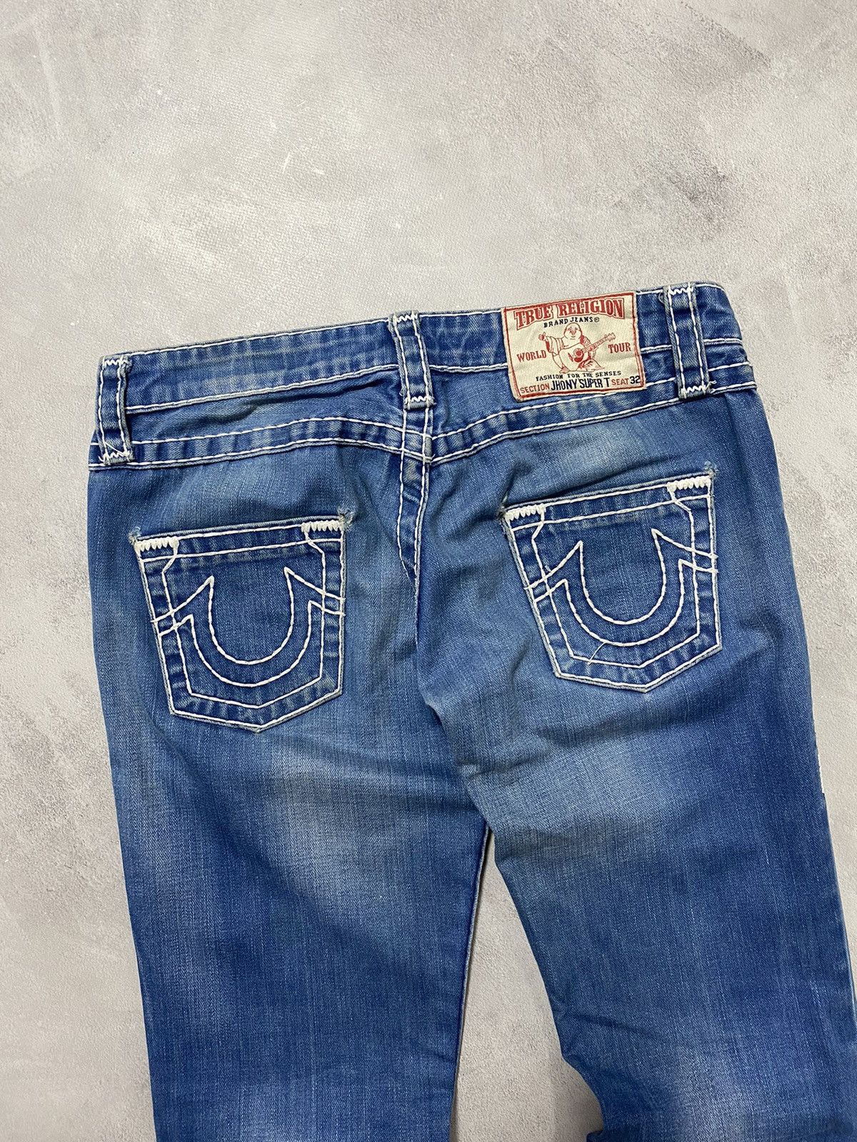 True Religion × Vintage Vintage Jeans Pants True Religion Jhony Super T SLIM-FIT /32 Size US 32 / EU 48 - 10 Thumbnail