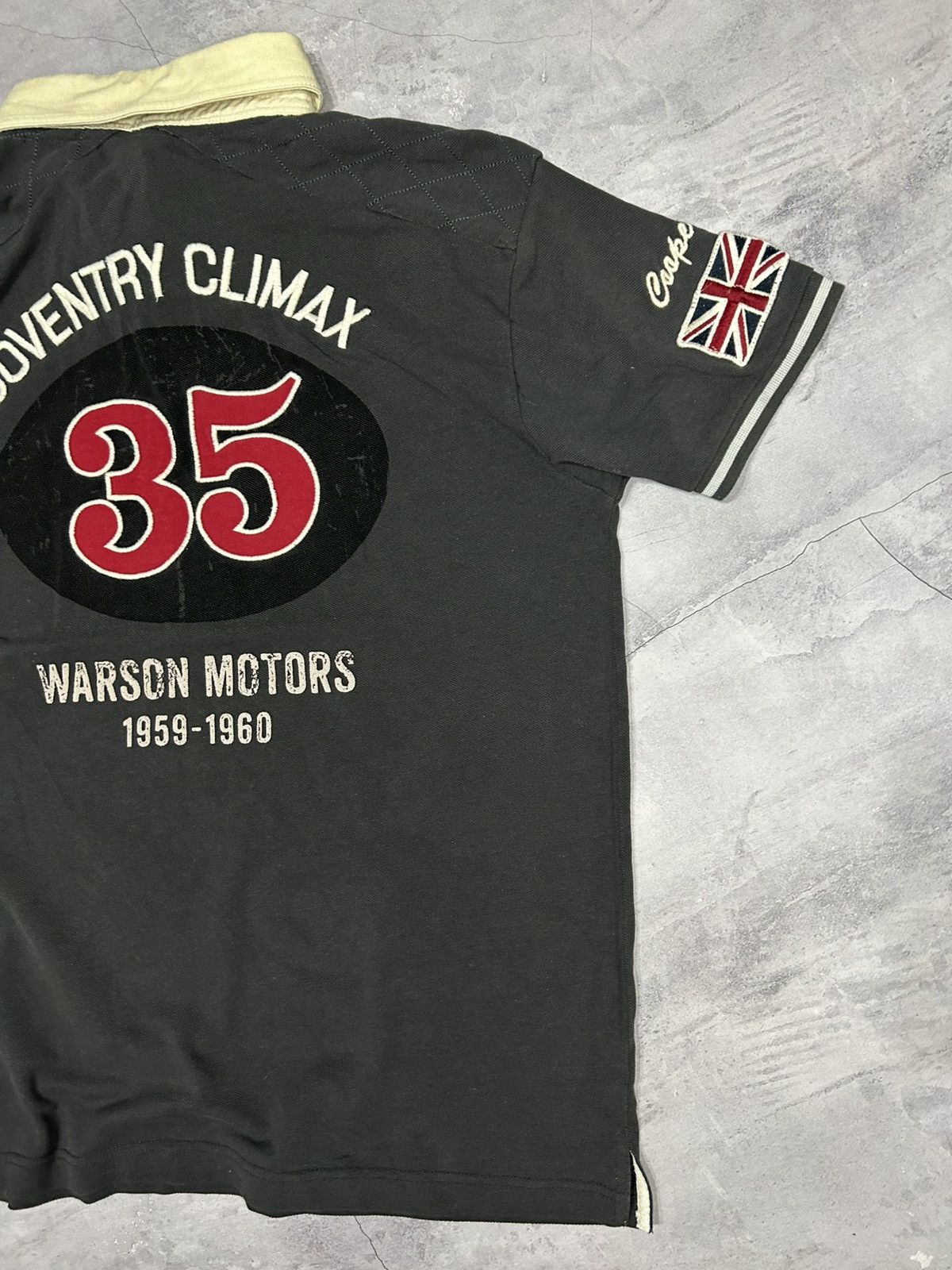 Fox Racing Vintage Warson Motors Racing Polo Shirt Size US L / EU 52-54 / 3 - 2 Thumbnail