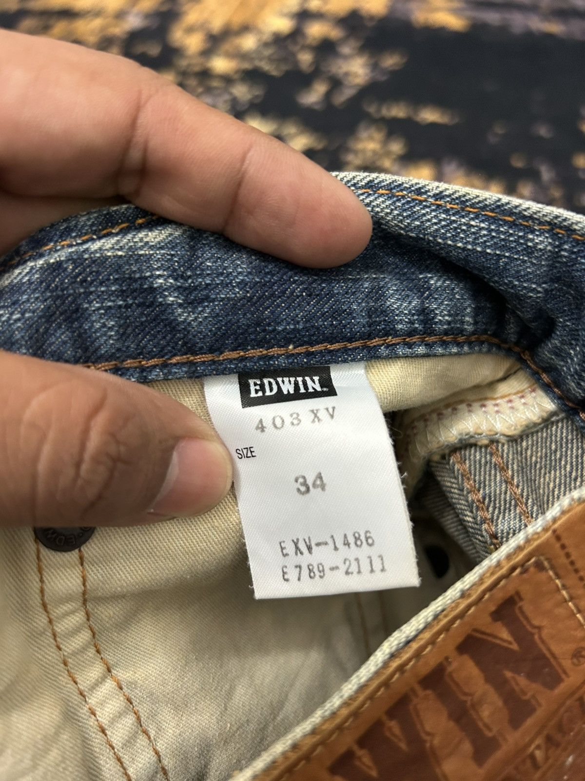 Edwin Vintage Edwin Japan Distressed Jeans Size US 36 / EU 52 - 14 Thumbnail