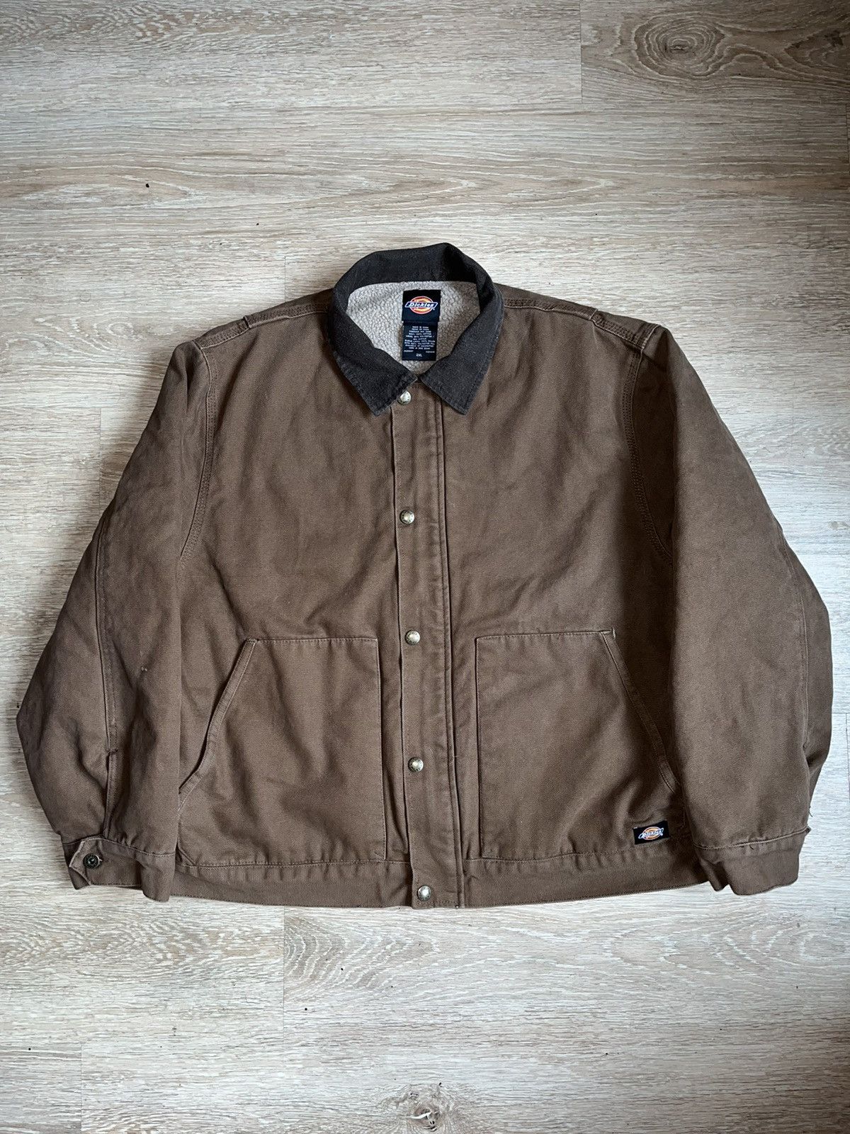 Dickies × Vintage Crazy Vintage 90’s Y2K Brown Workwear Carhartt Style Jacket Size US XXL / EU 58 / 5 - 1 Thumbnail
