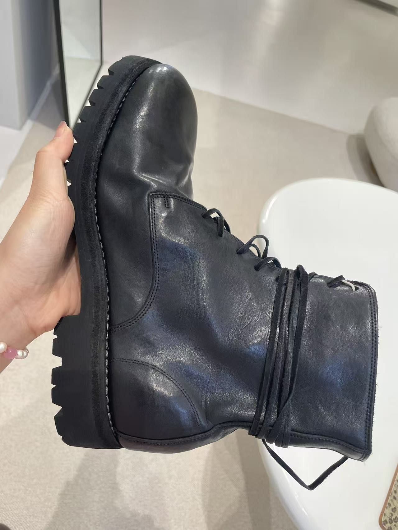 Guidi Guidi 795V Horse Full Grain Leather Boots Size US 10 / IT 40 - 5 Thumbnail