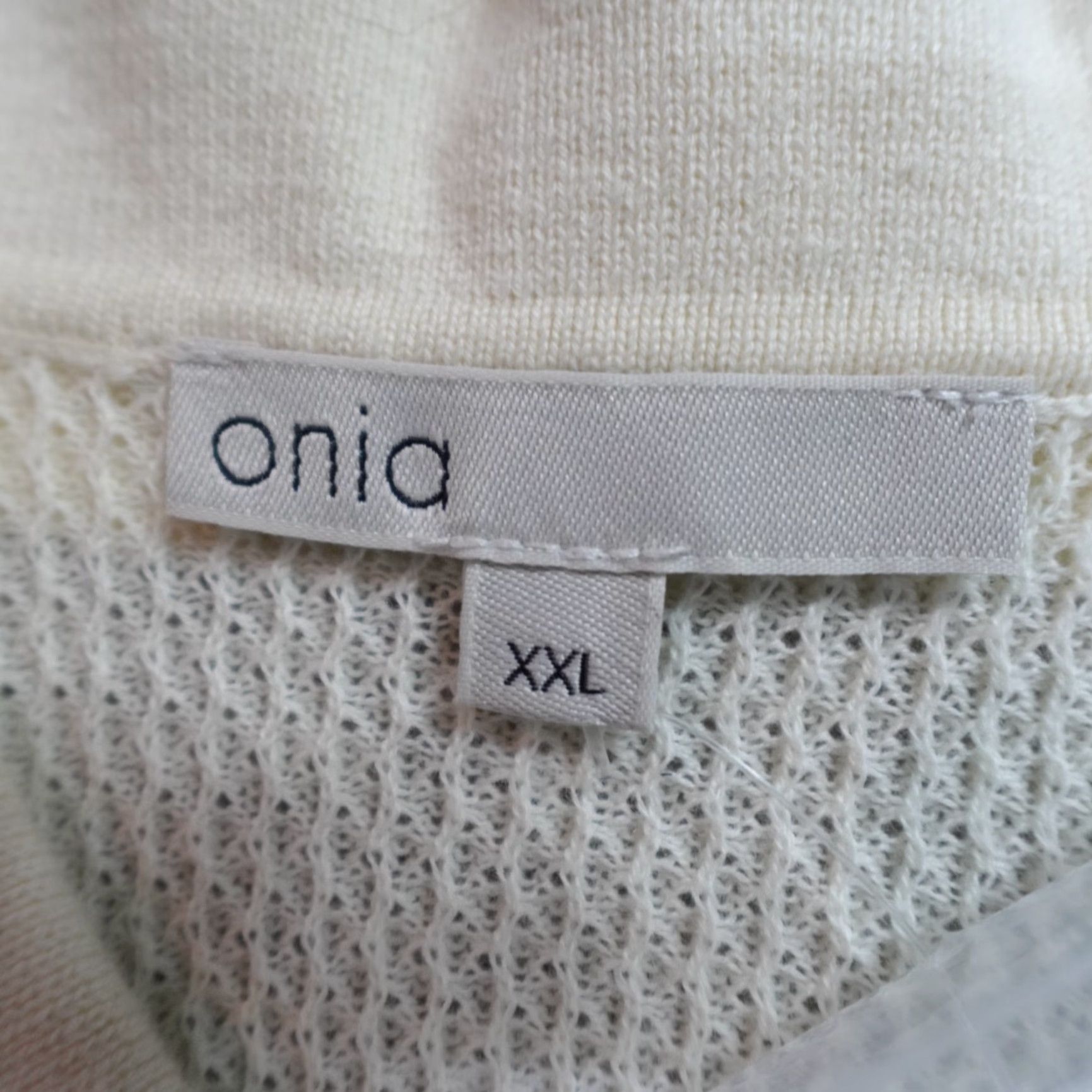 Onia Onia Polo Shirt 2XL Yellow Solid Cotton Knit S/S Pullover Men Polo Size US XXL / EU 58 / 5 - 4 Thumbnail