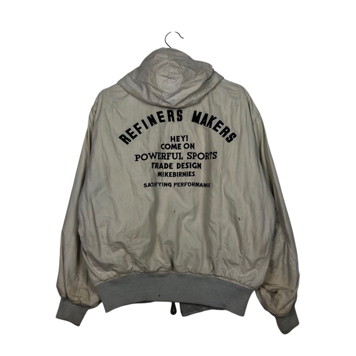 Japanese Brand 📌Mike Birnies Reversible Bomber Jacket Big Logo Issey Miyake Size US M / EU 48-50 / 2 - 11 Thumbnail