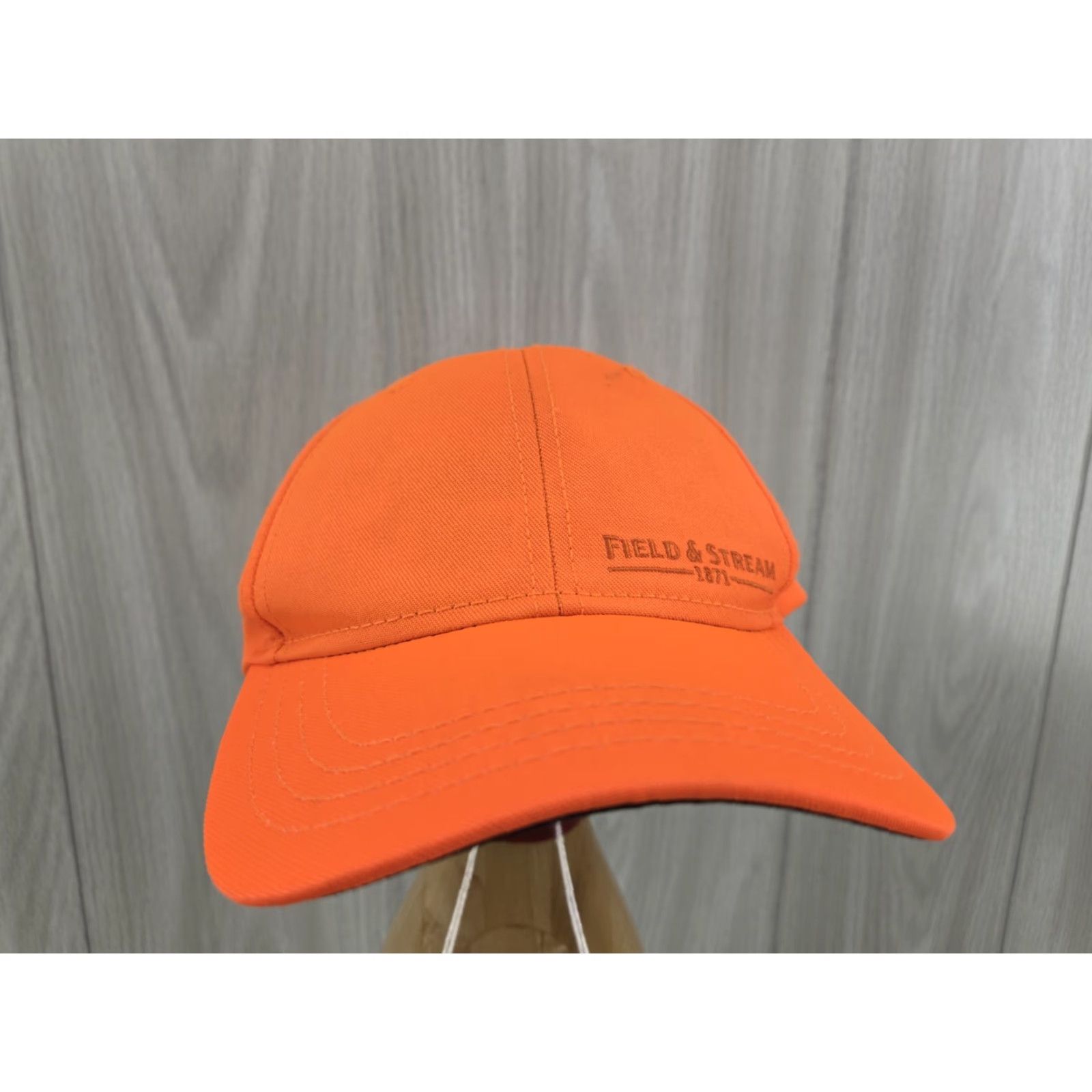 Vintage Field and Stream Blaze Orange Hat Hunt Fish Camp Outdoors Baseball Snapback Cap Size 44L - 5 Thumbnail