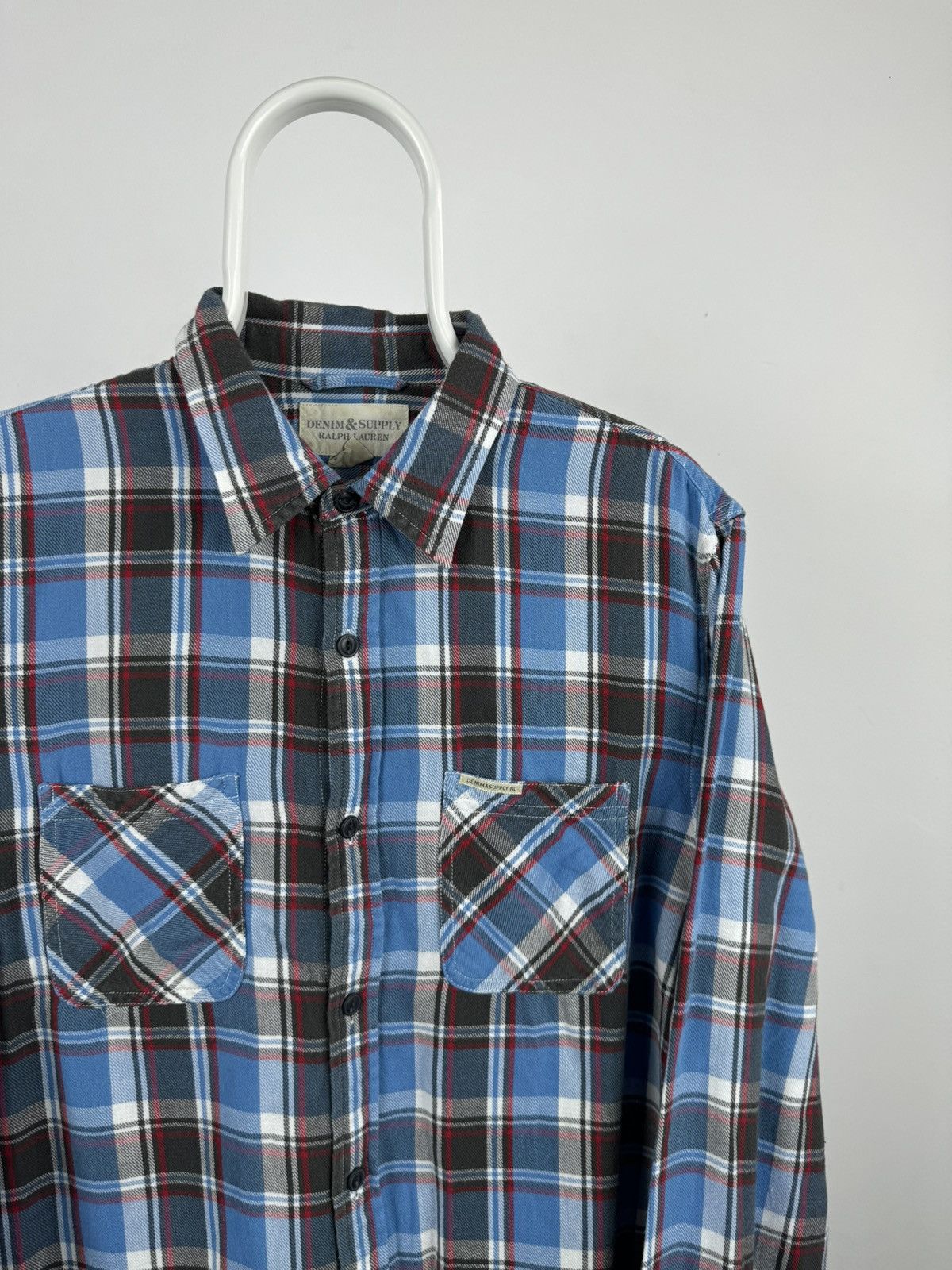 Denim & Supply Ralph Lauren × Vintage Vintage Denim & Supply Polo Ralph Lauren Long Sleeve Shirt Size US L / EU 52-54 / 3 - 2 Thumbnail