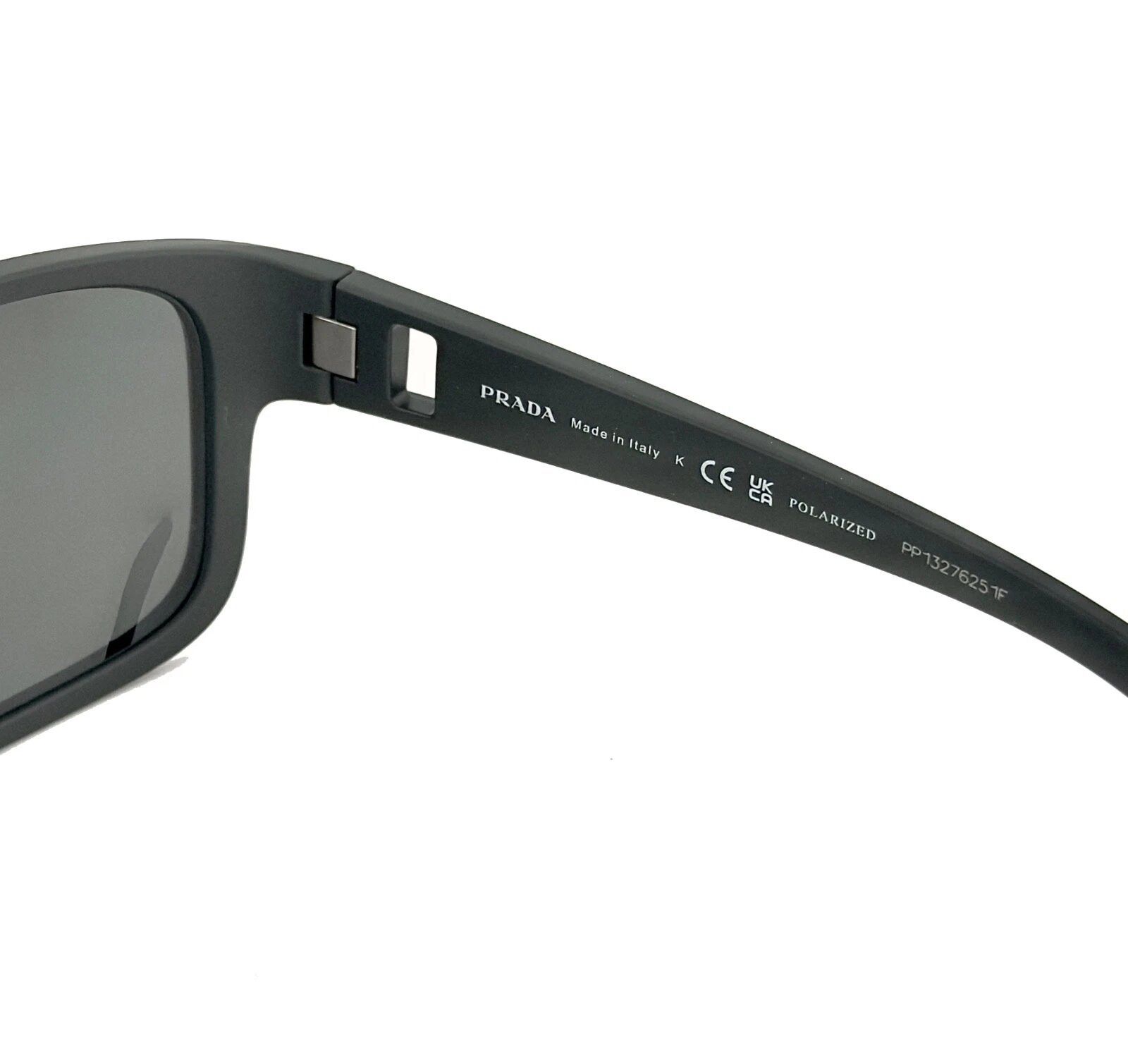 Prada PRADA 01W Linea Rossa Sport Sunglasses Gray Pilot PS01WS Size ONE SIZE - 6 Thumbnail