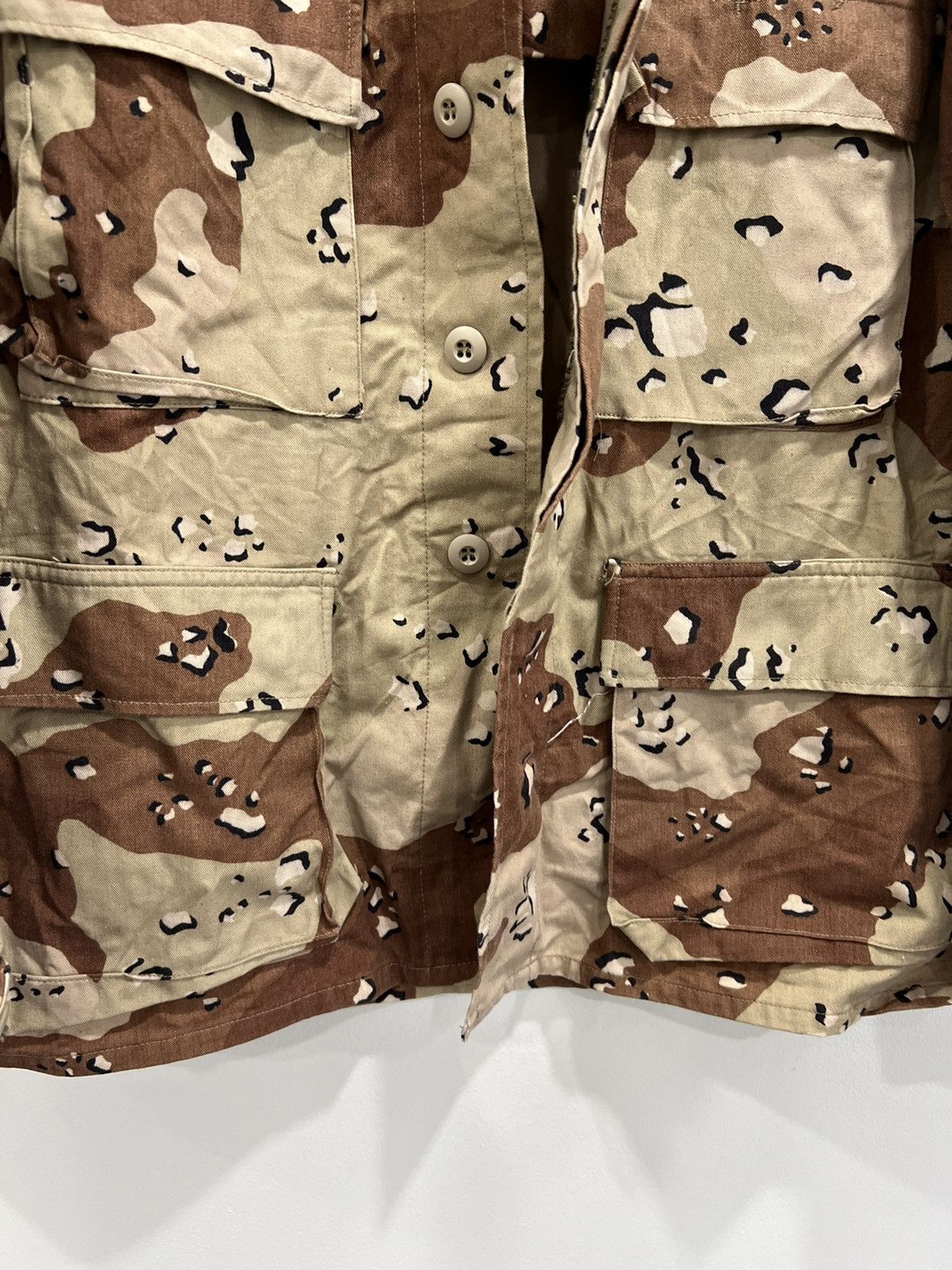 Japanese Brand Vintage Desert Camo Jacket army sand war button shirt Size US L / EU 52-54 / 3 - 5 Thumbnail