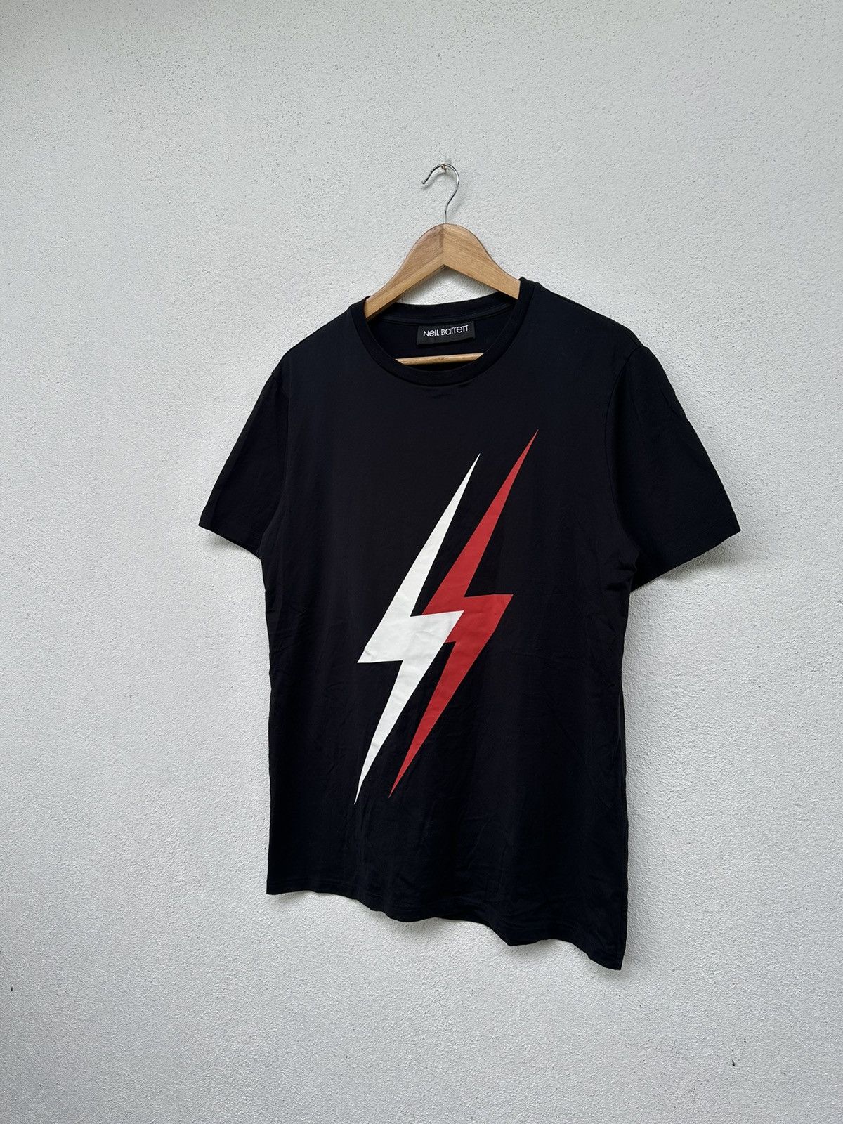 Neil Barrett Neil Barrett Large 3D Lightning Bolt T Shirt Size US M / EU 48-50 / 2 - 2 Thumbnail