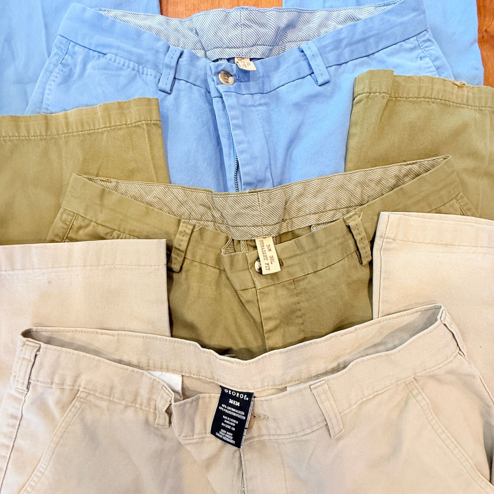Other Men's Chino & Straight Fit Bundle - George & Louis Raphael Size US 36 / EU 52 - 4 Thumbnail
