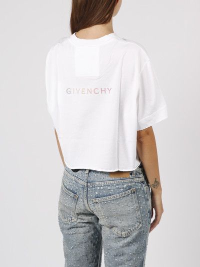 Givenchy o1srvl11e0924 Short T-shirt In Printed Jersey in White Size M / US 6-8 / IT 42-44 - 4 Thumbnail