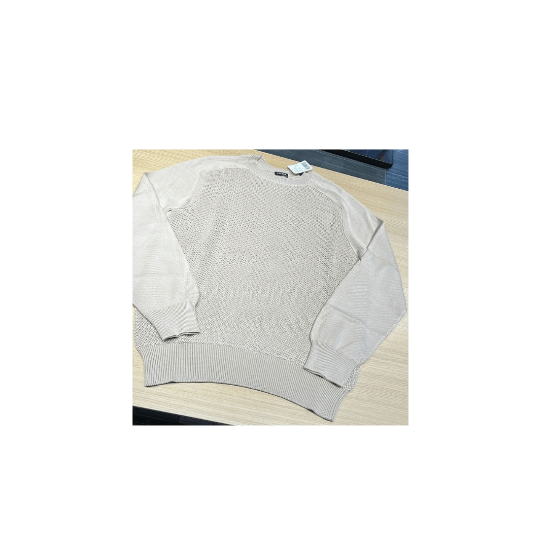 Ermenegildo Zegna o1s1rm0225 RUDD7 Crewneck Sweater in Light Beige Size US M / EU 48-50 / 2 - 1 Preview