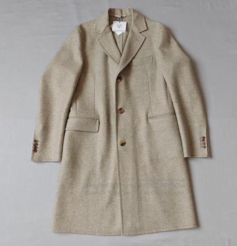 Hermes Hermes Men's cashmere overcoat, light grey, 100% cashmere Size US M / EU 48-50 / 2 - 1 Thumbnail