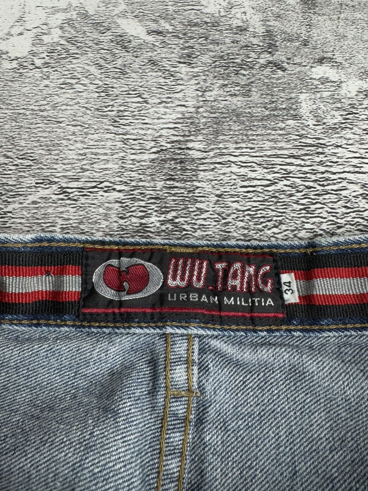 Wu-Tang Clan WU-TANG VINTAGE DENIM RAP HIP HOP BAGGY SKATE JEANS PANTS Size US 34 / EU 50 - 25 Thumbnail