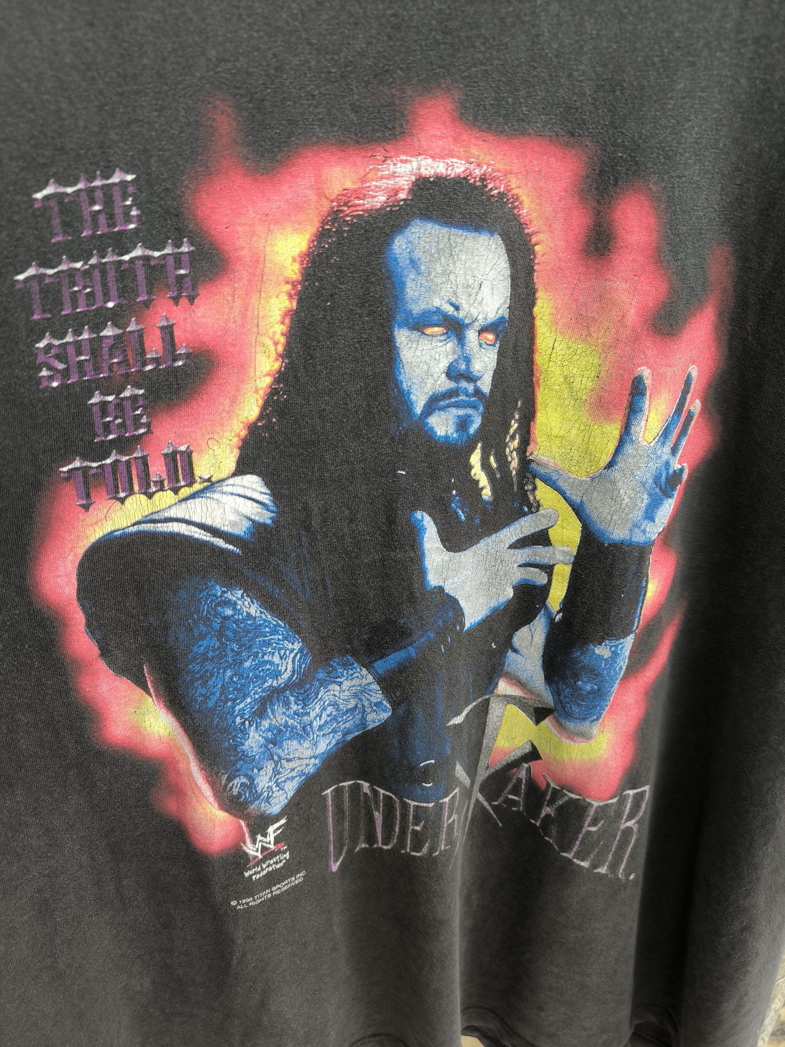 WWF Vintage 1998 The Undertaker Rest in Peace Size US XL / EU 56 / 4 - 5 Thumbnail