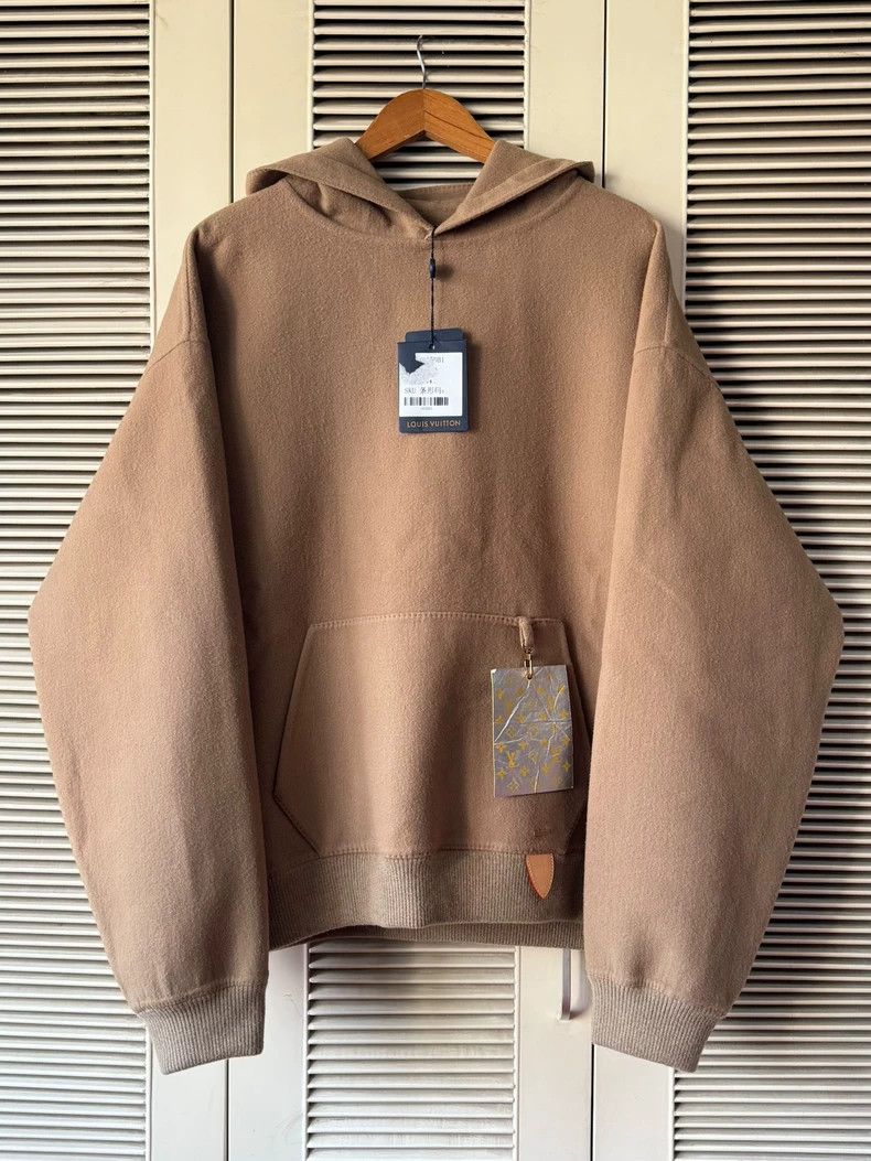 Louis Vuitton LOUIS VUITTON Loose woolen hoodie Size US XXL / EU 58 / 5 - 1 Thumbnail