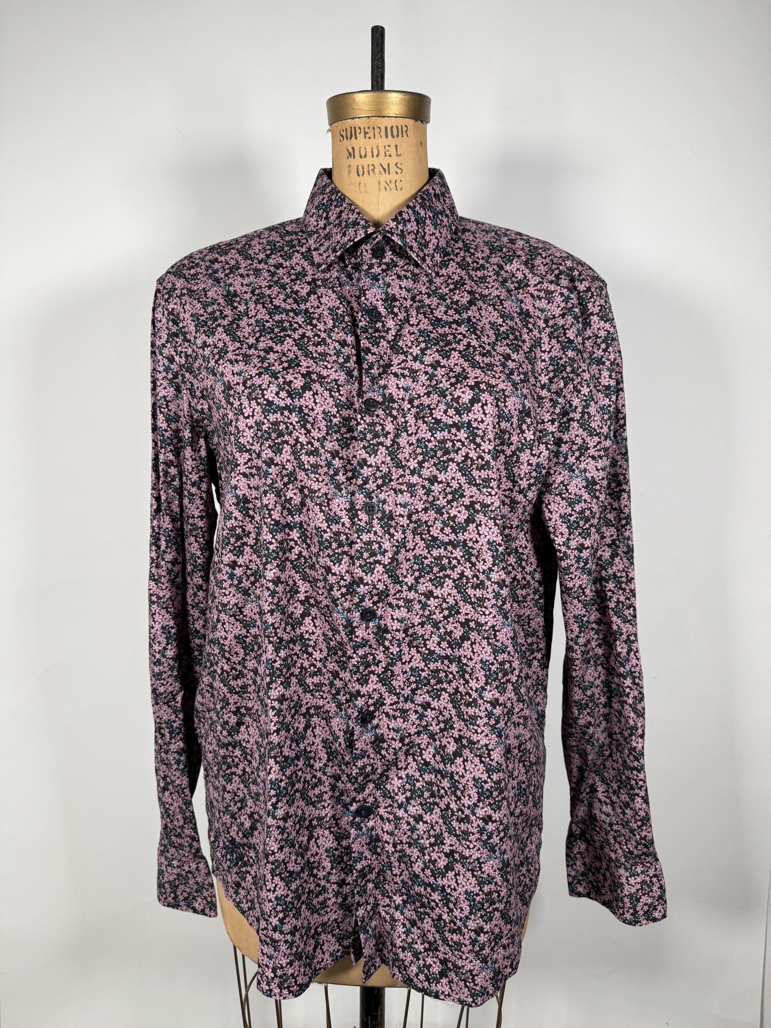 Vintage Vintage John Lennon Flower Pattern Button Up Shirt Size US L / EU 52-54 / 3 - 1 Thumbnail