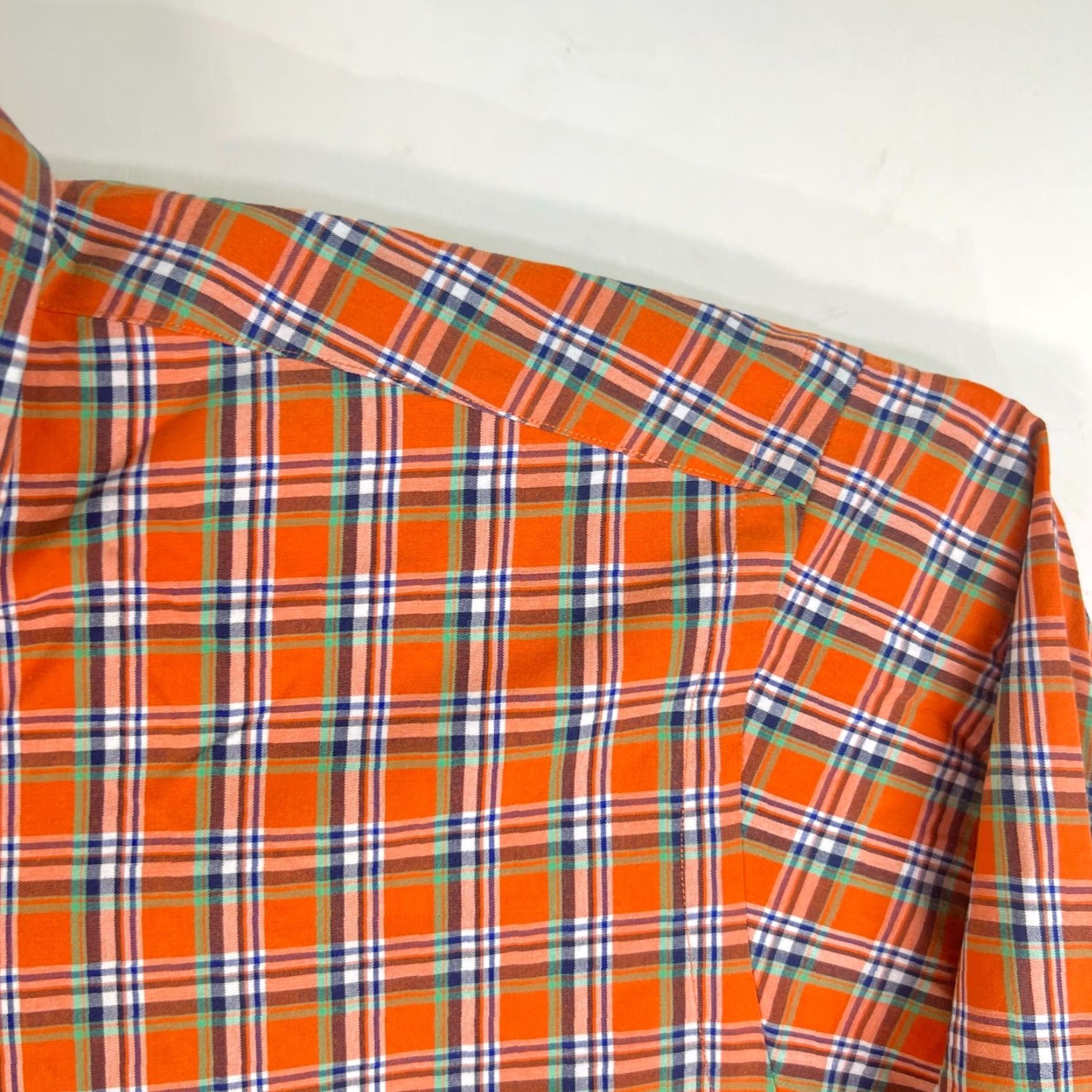 Polo Ralph Lauren Polo By Ralph Lauren Shirt Estate Sport Plaid Button Up Mens Size XL Orange Size US XL / EU 56 / 4 - 2 Thumbnail