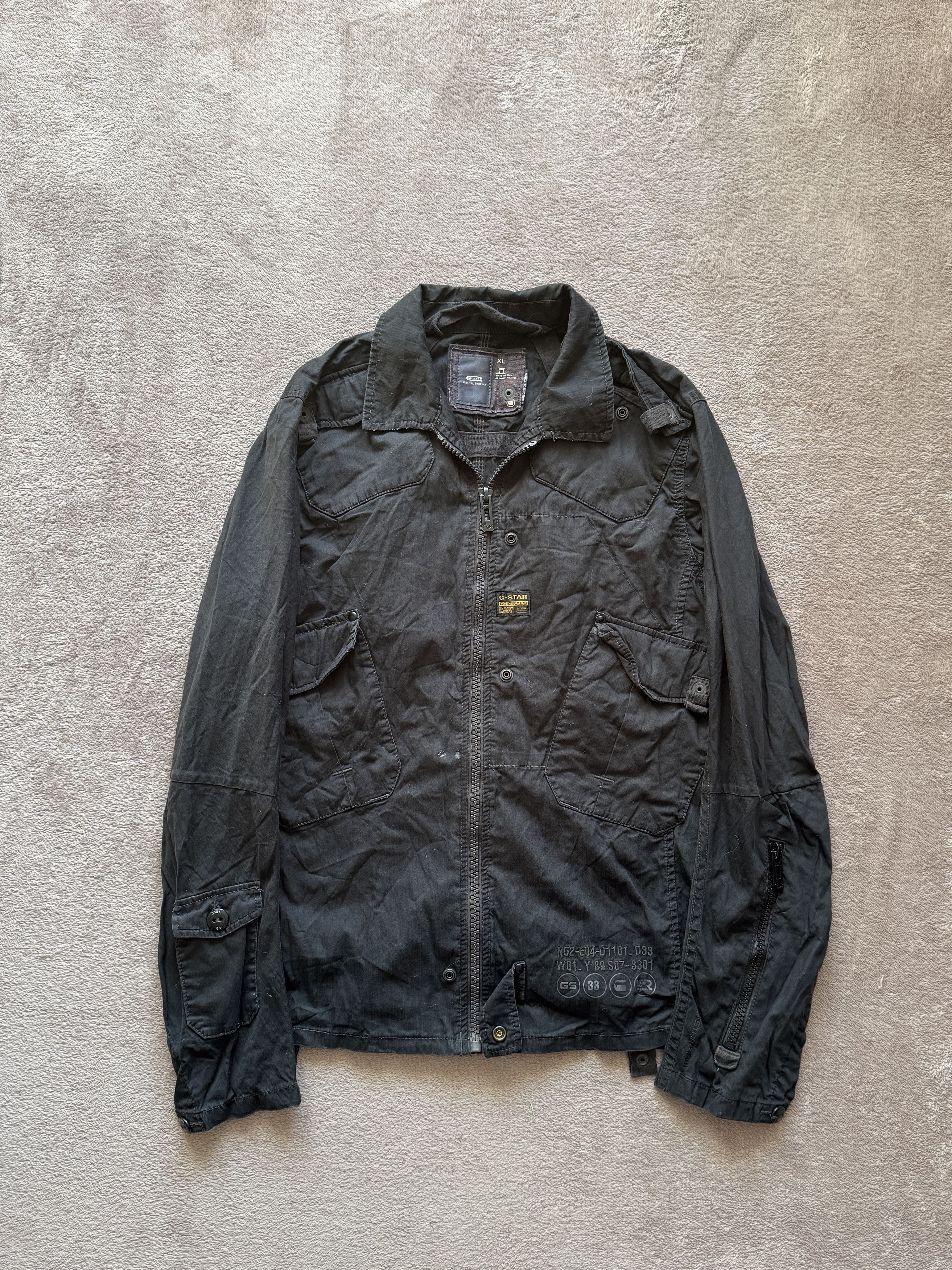 Le Grande Bleu (L.G.B.) G-Star sick faded Zip Overshirt Jacket LGB yohji style Size US L / EU 52-54 / 3 - 1 Thumbnail